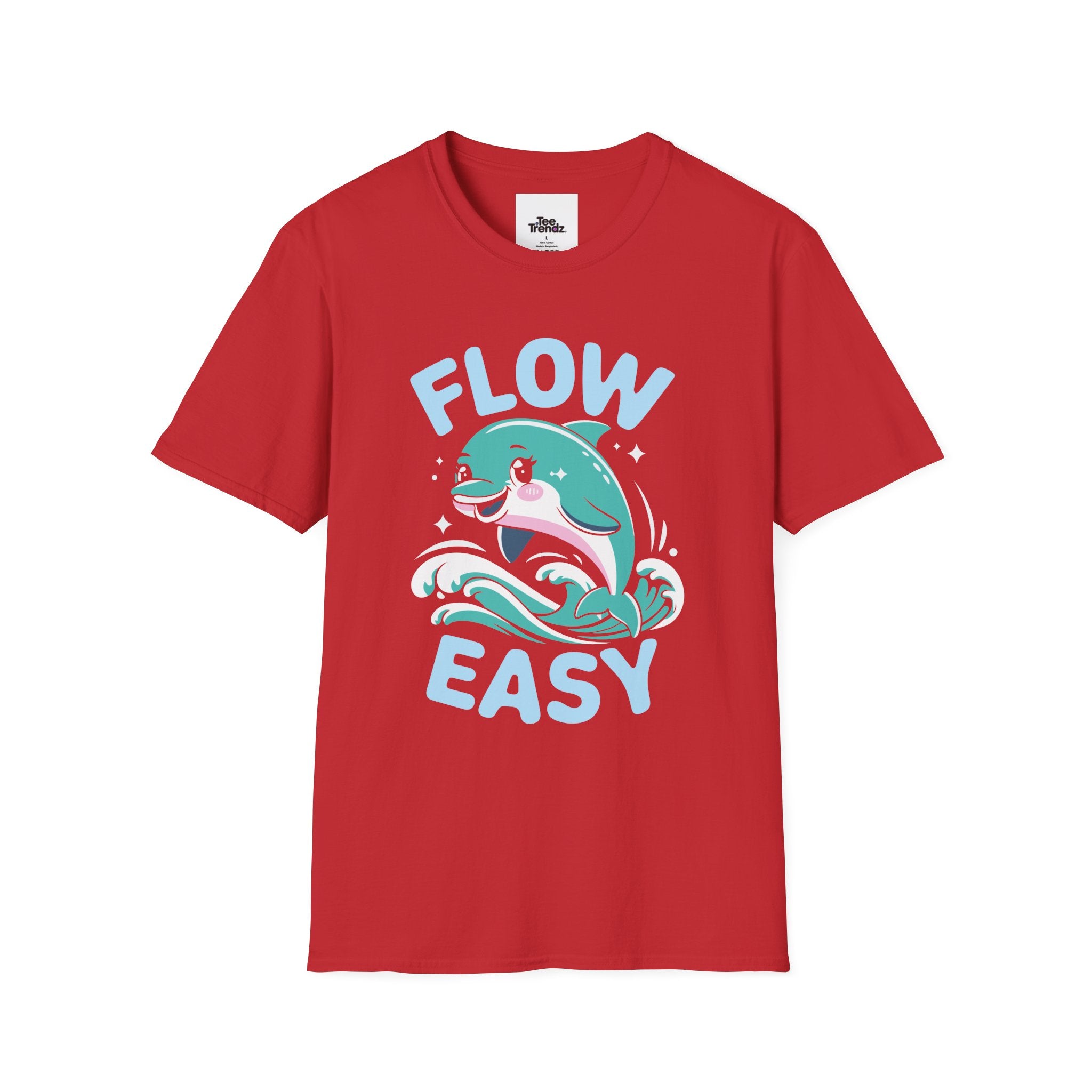 Flow Easy Dolphin T-Shirt — Cute Sea Life Graphic Tee
