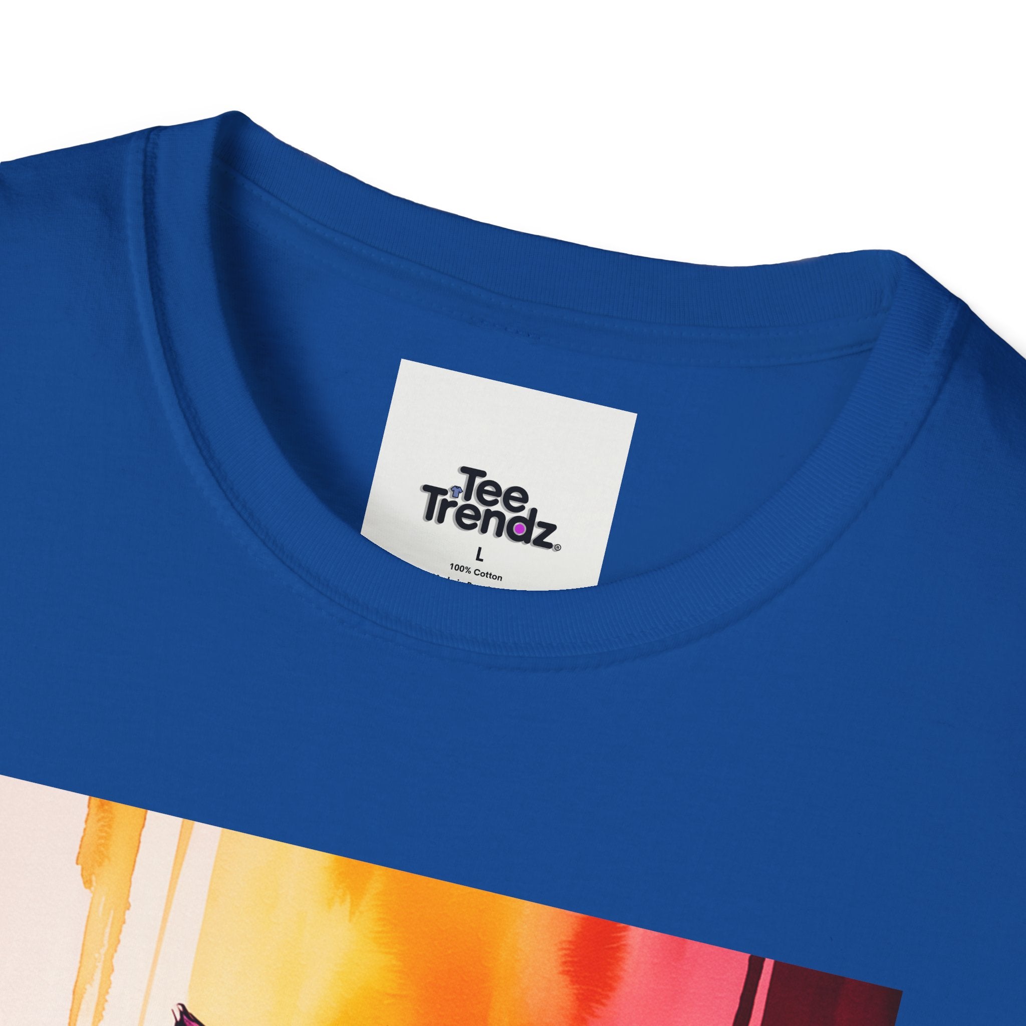 Colorful Stacked Cats T-Shirt — Playful Cute Cat Art Tee