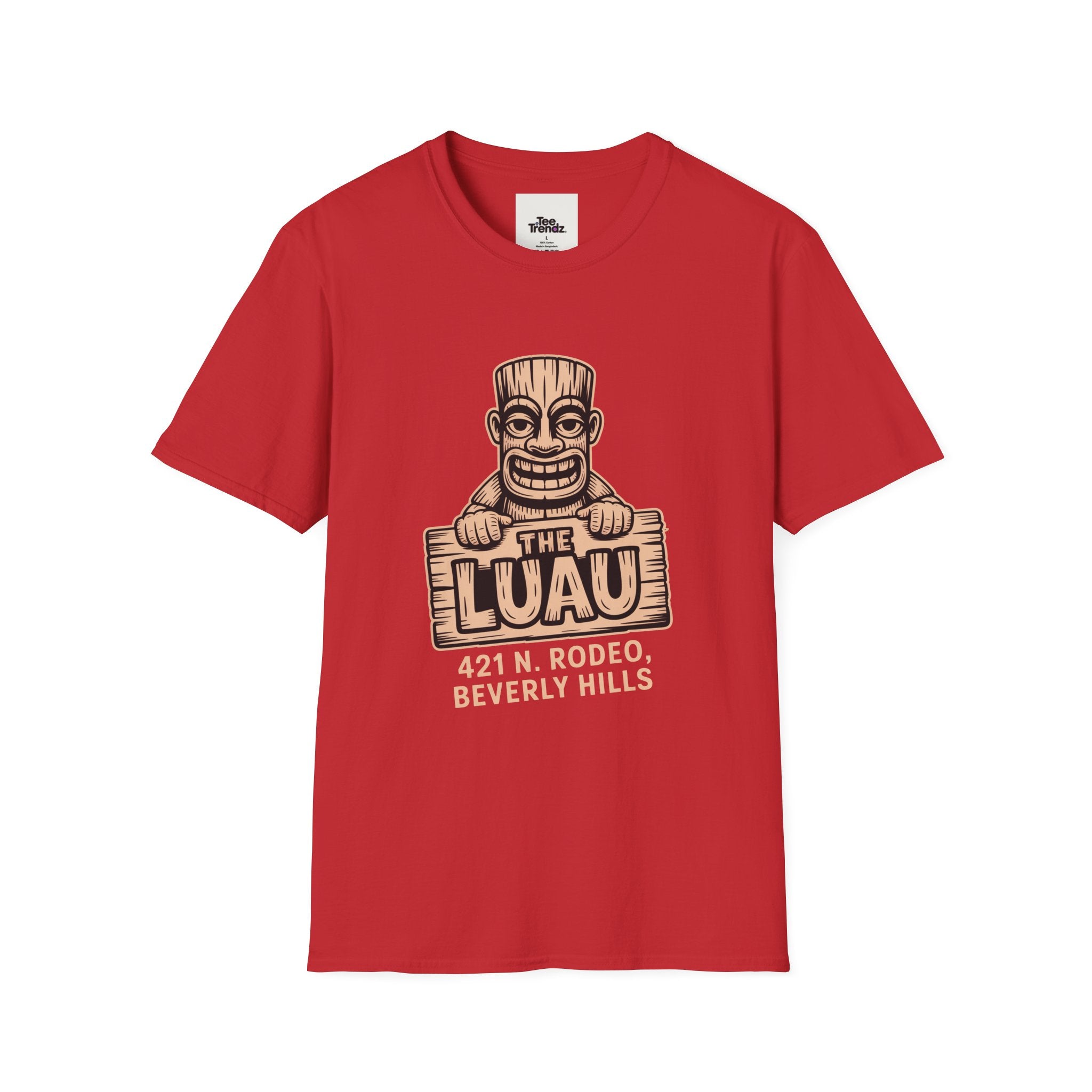 Luau T-Shirt — Vintage Tiki The Luau Graphic Tee (421 N. Rodeo, Beverly Hills)