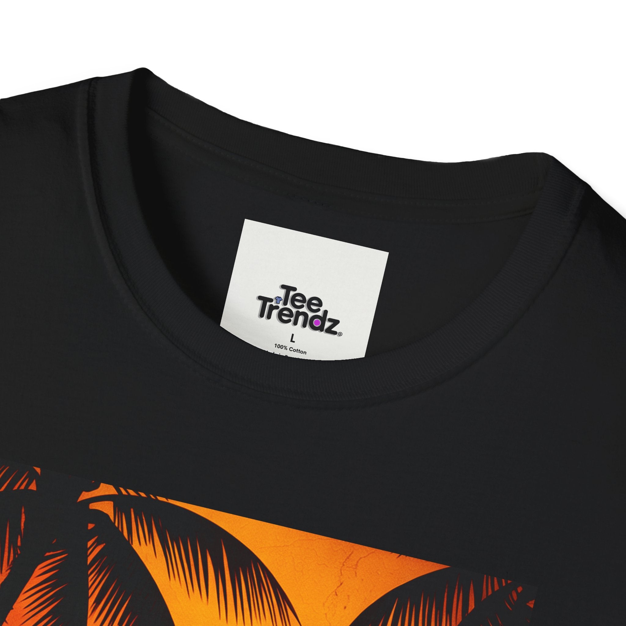 Summer Vibes Surf T-Shirt — Retro Sunset Palm Beach Tee