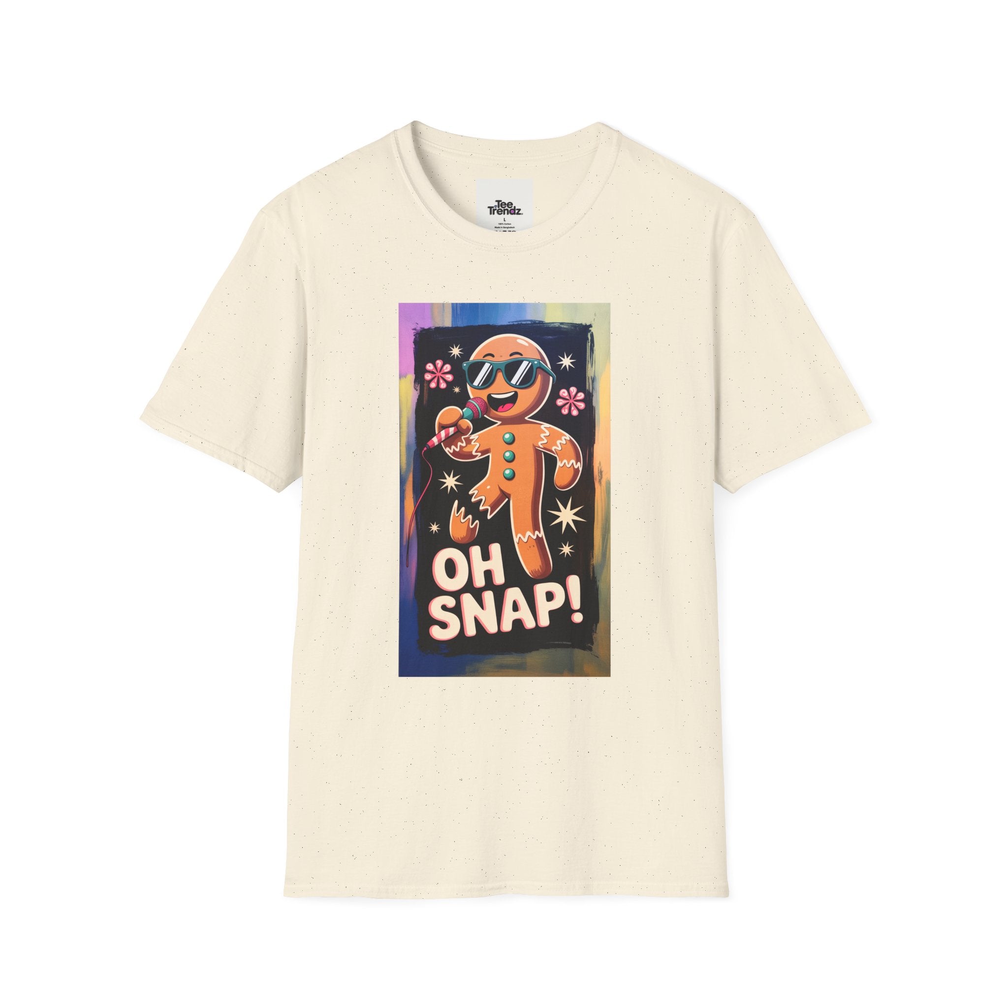 T-Shirt — 'Oh Snap!' Gingerbread Cookie Graphic Tee