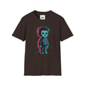 Glitch Kid Graphic T-Shirt — Retro Neon Horror Cute Tee