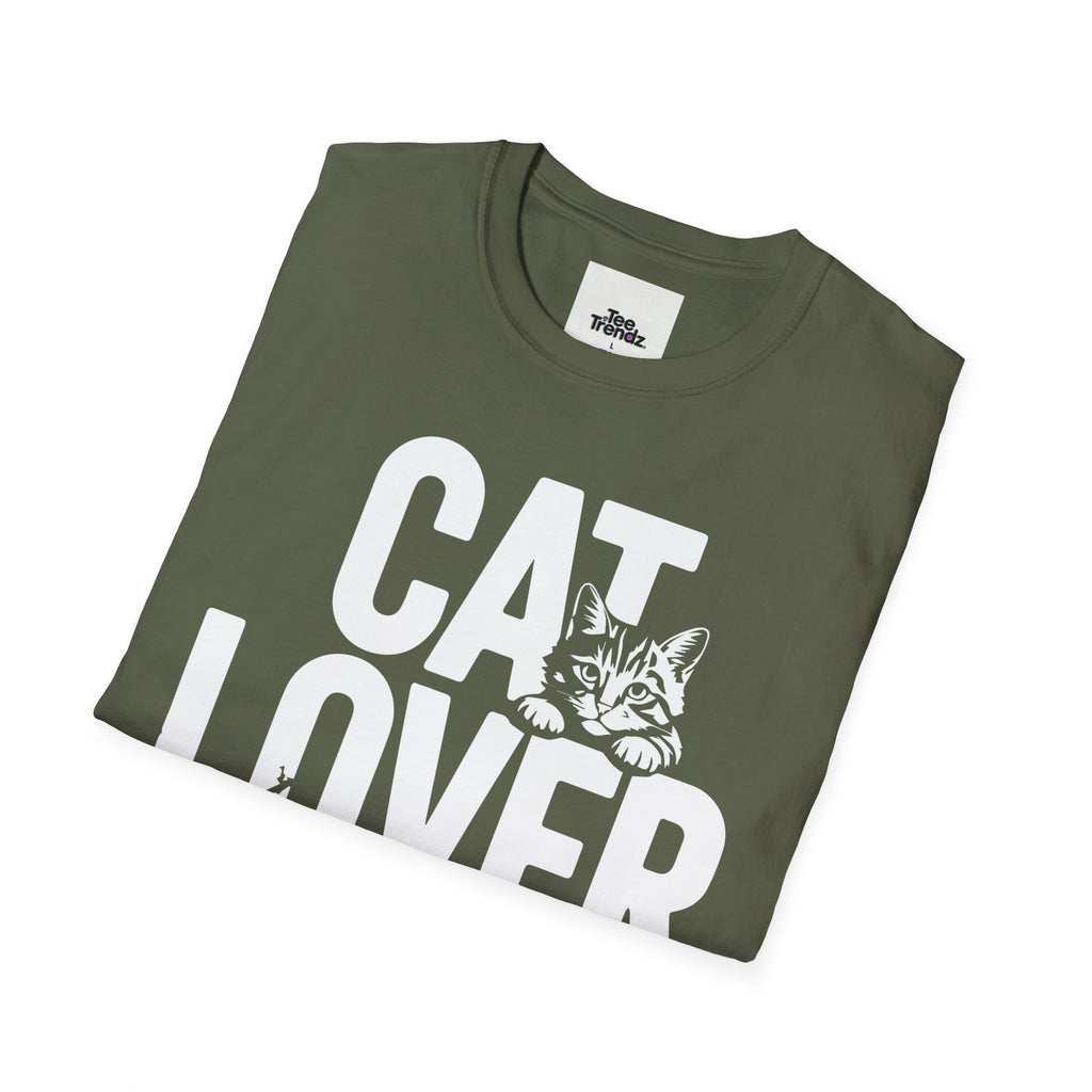 Cat Lover T-Shirt — Bold Graphic Tee for Cat Owners & Pet Lovers