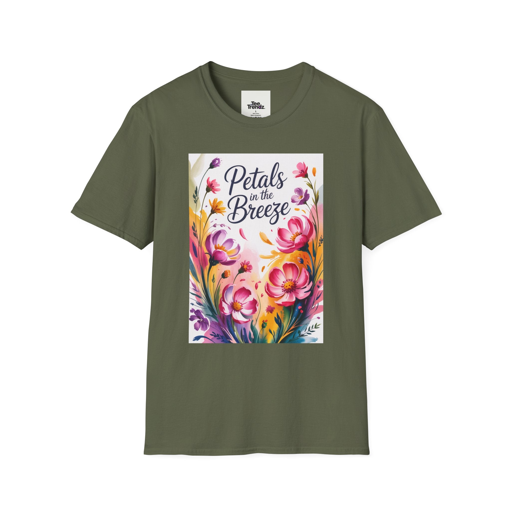 Petals in the Breeze Floral T-Shirt