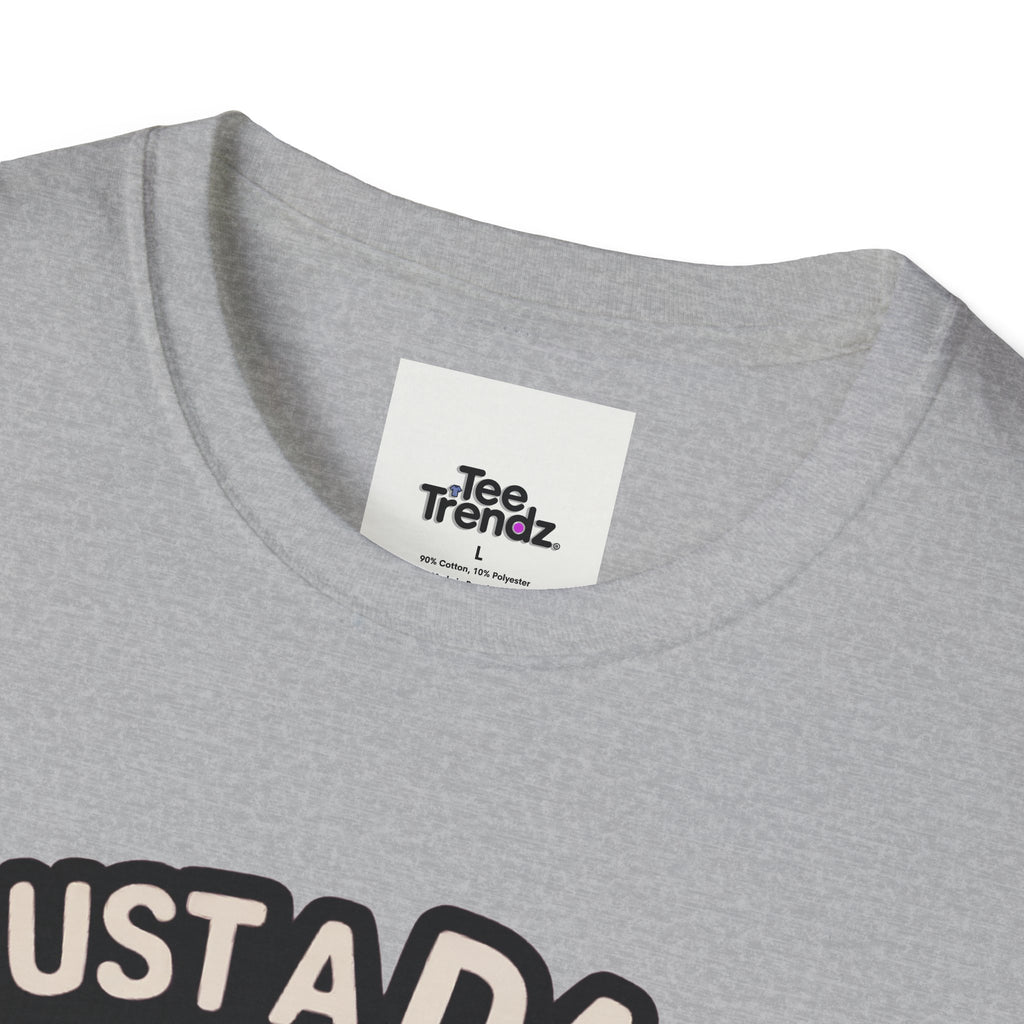 Dad T-Shirt — “Just a Dad Who Always Came Back With the Milk” Vintage Raccoon Design