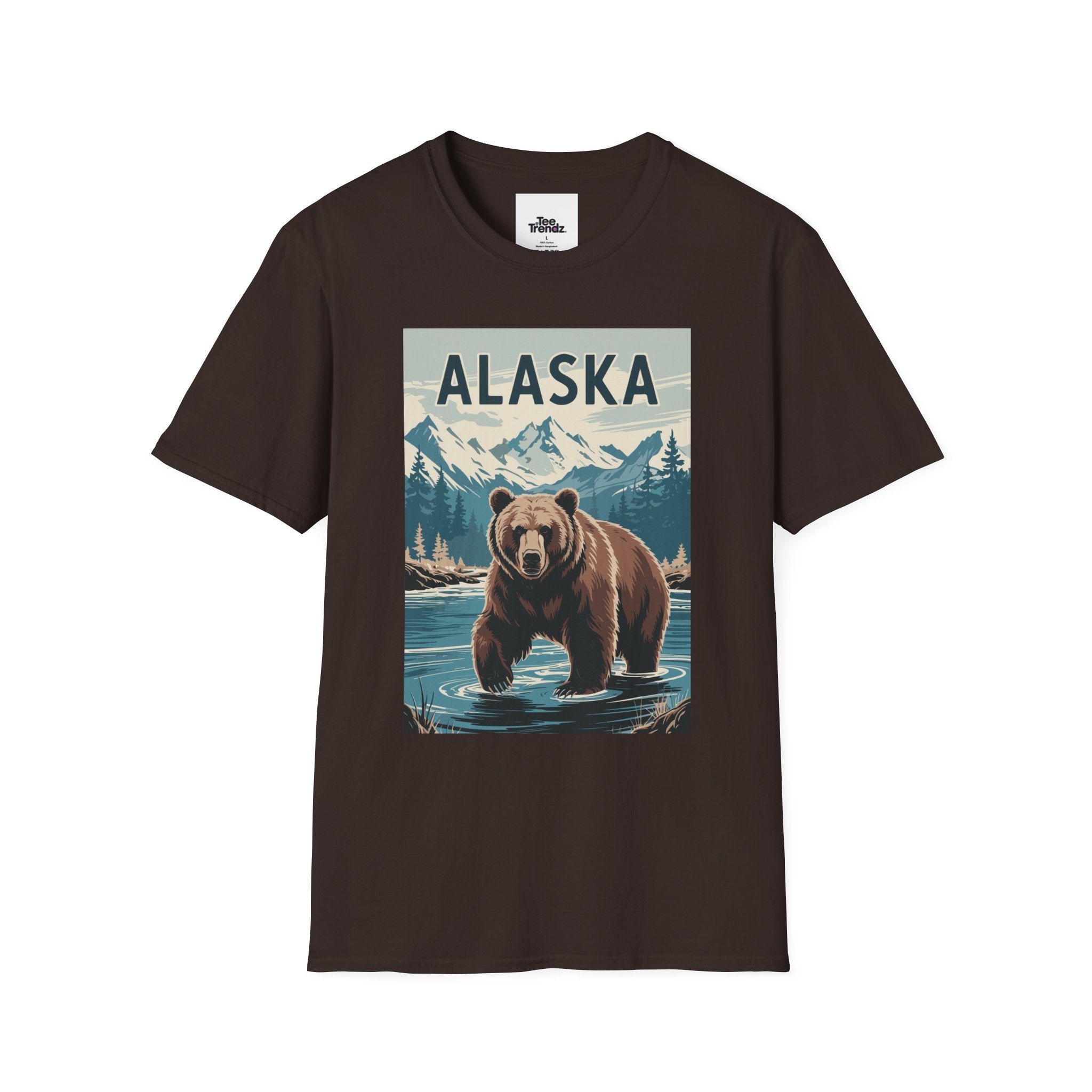 Alaska Bear T-Shirt — Vintage Mountain Wildlife Tee
