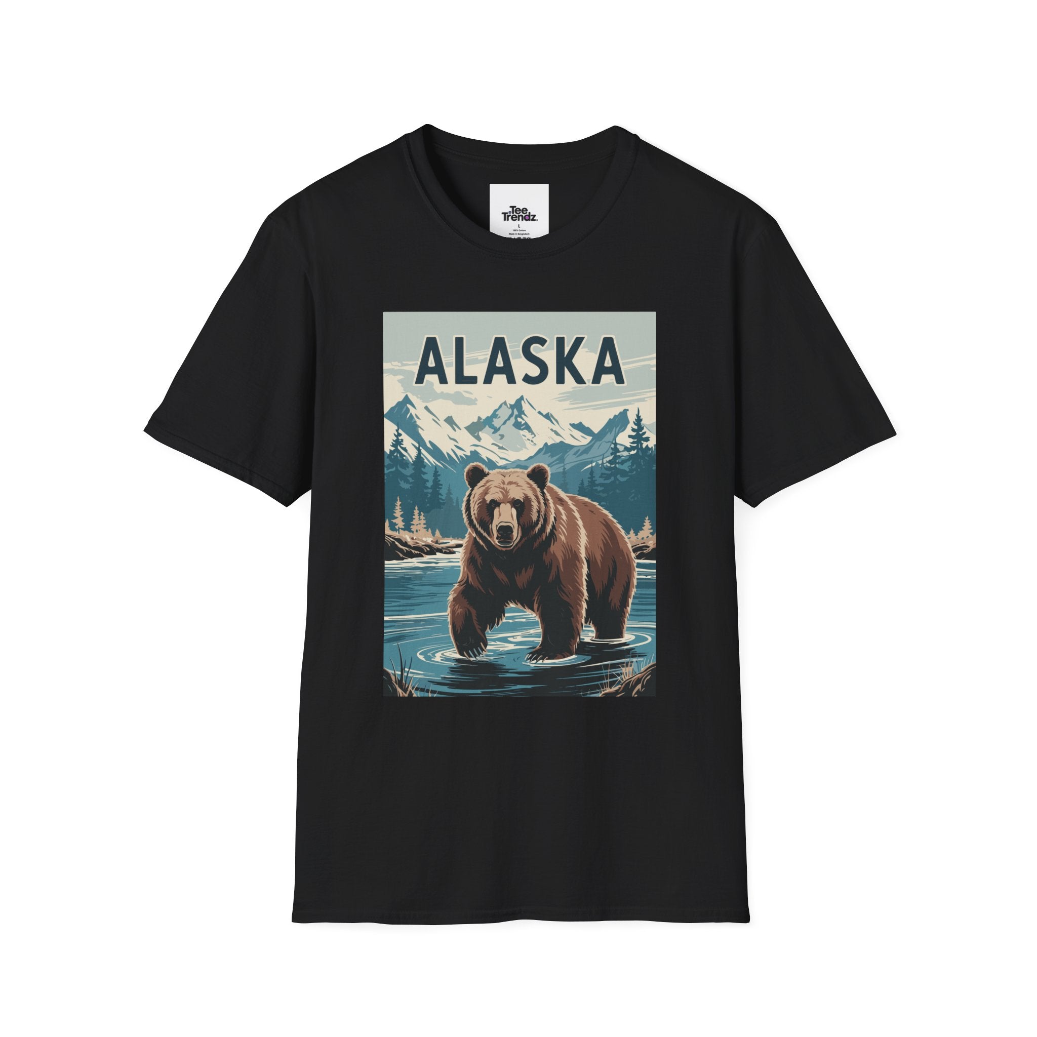Alaska Bear T-Shirt — Vintage Mountain Wildlife Tee