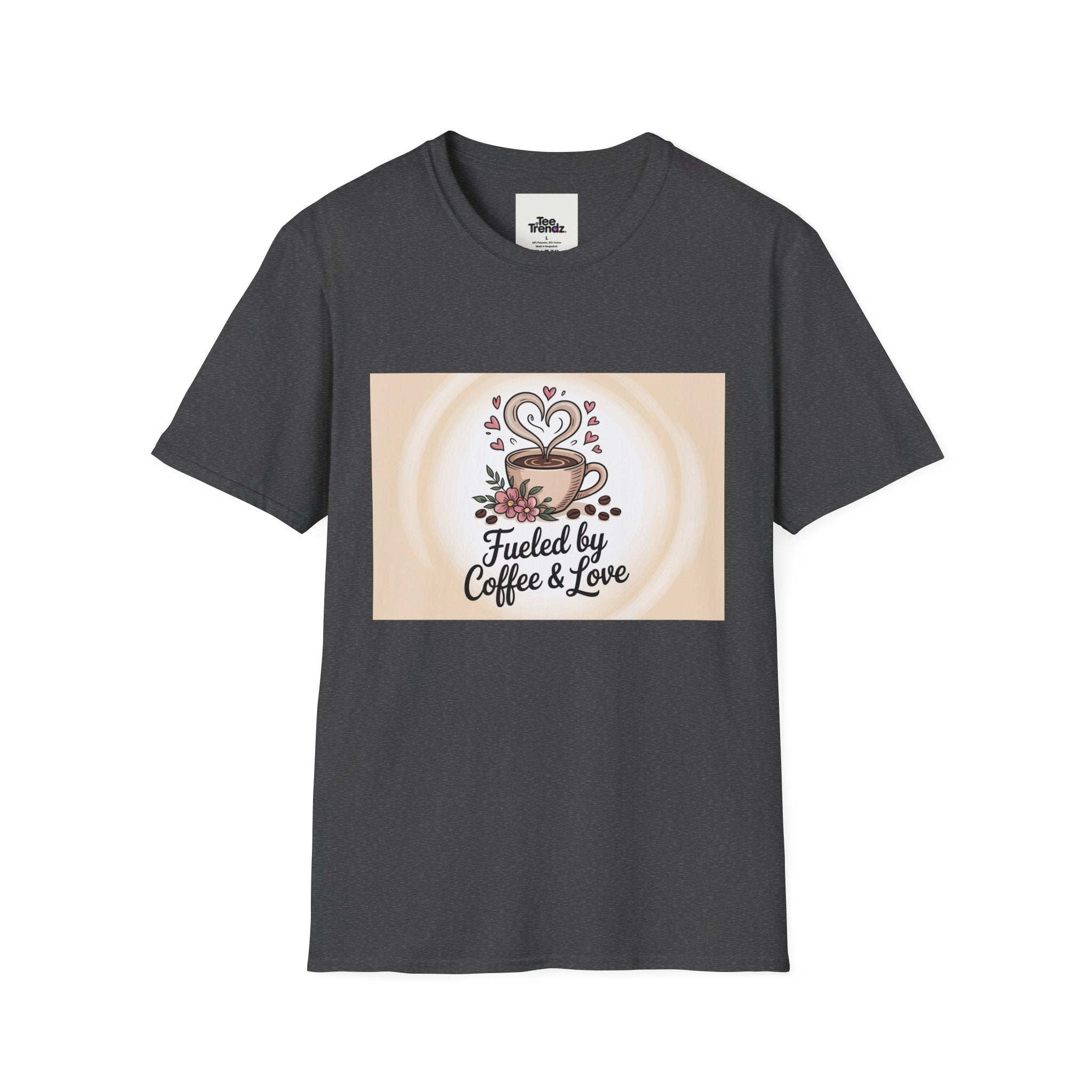 Coffee Lover T-Shirt — "Fueled by Coffee & Love" Graphic Tee