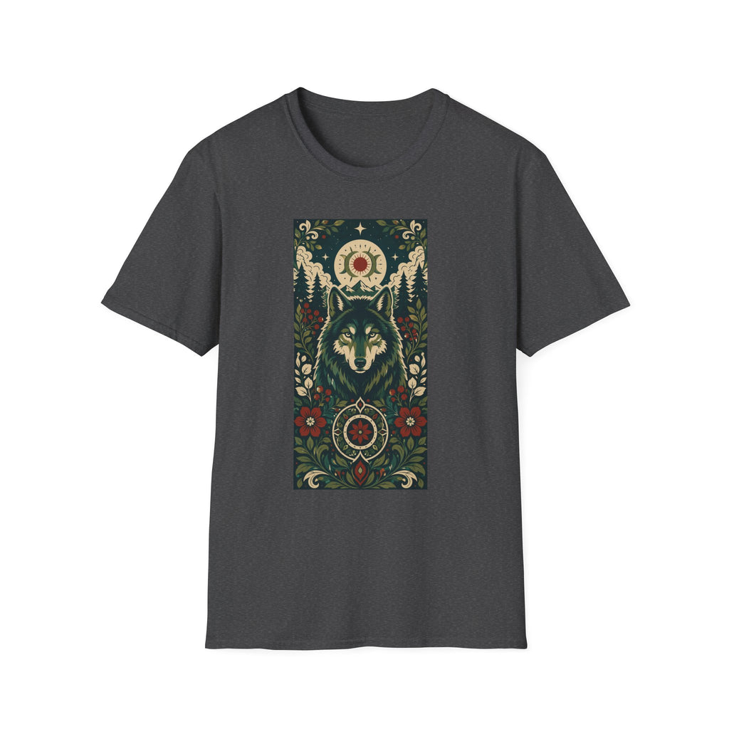 Wolf Spirit T-Shirt — Mystic Forest Moon Graphic