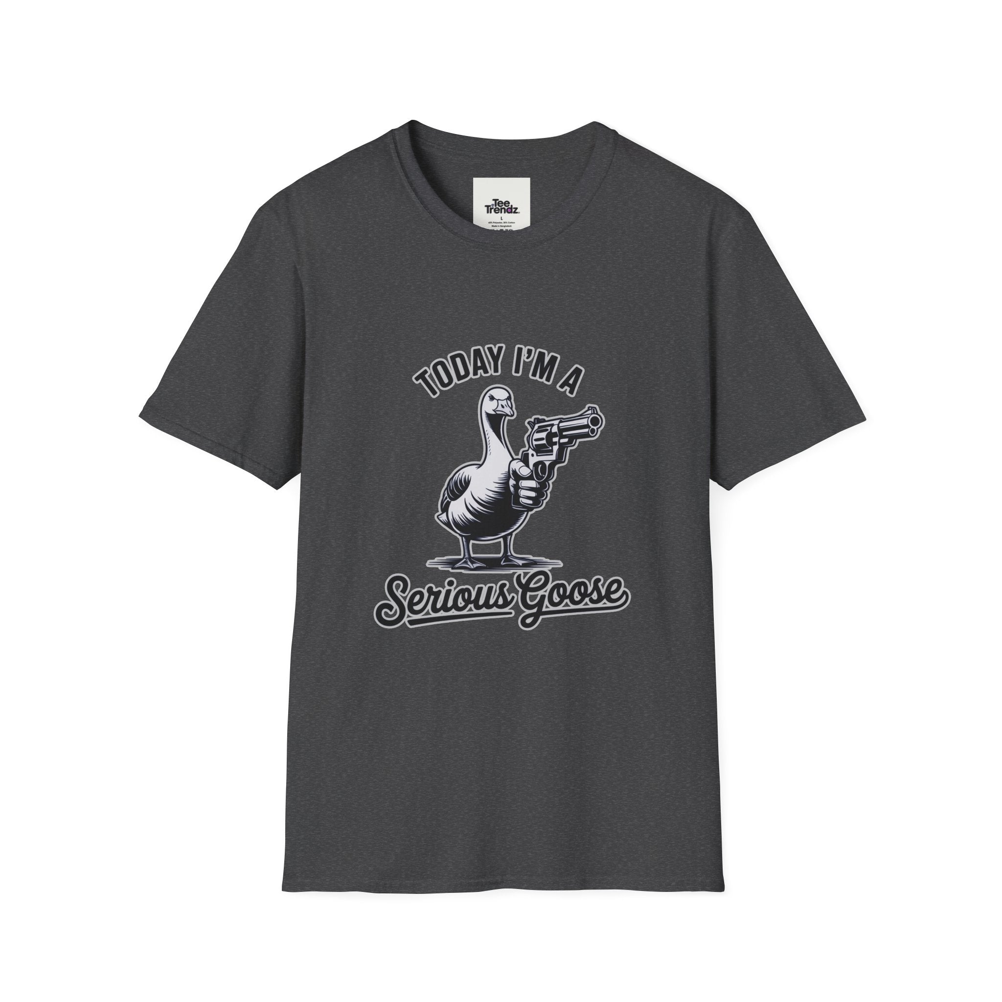 Serious Goose T-Shirt — "Today I'm a Serious Goose" Funny Graphic Tee