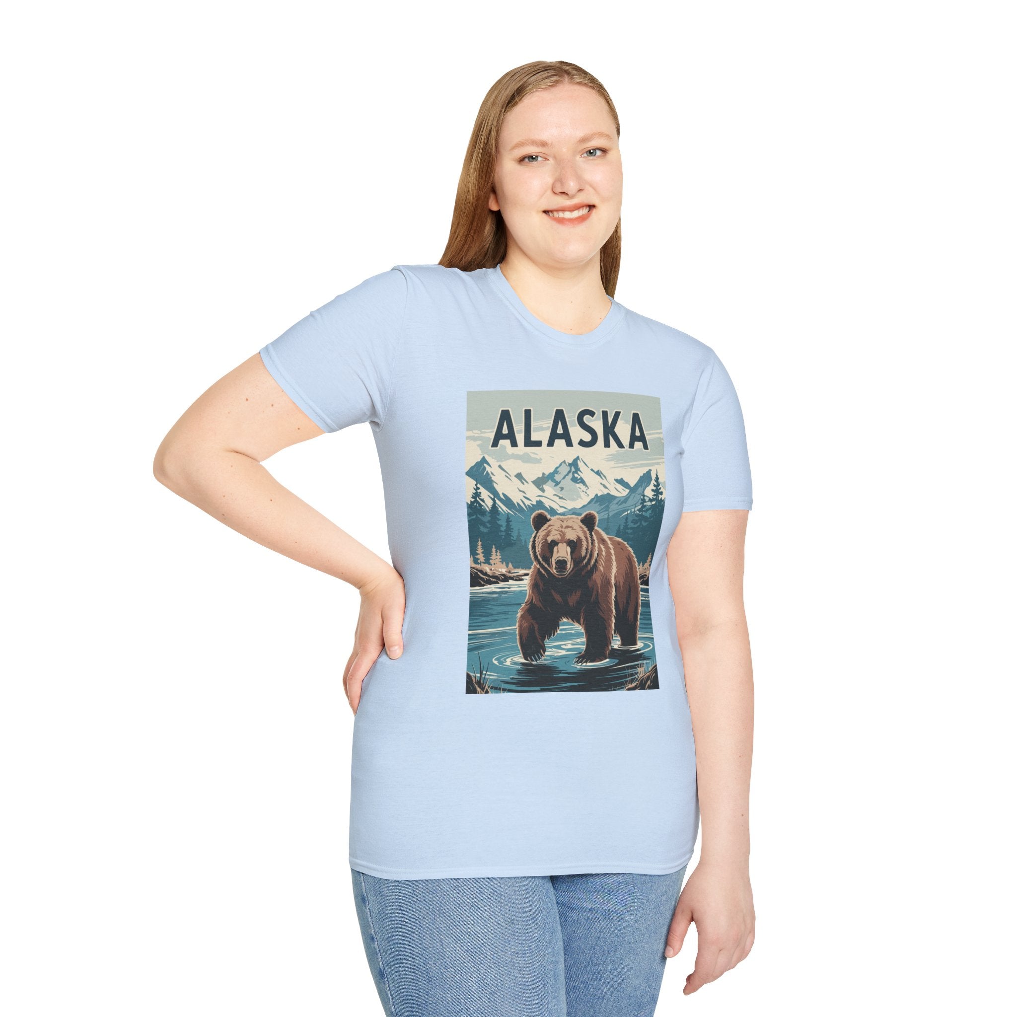 Alaska Bear T-Shirt — Vintage Mountain Wildlife Tee