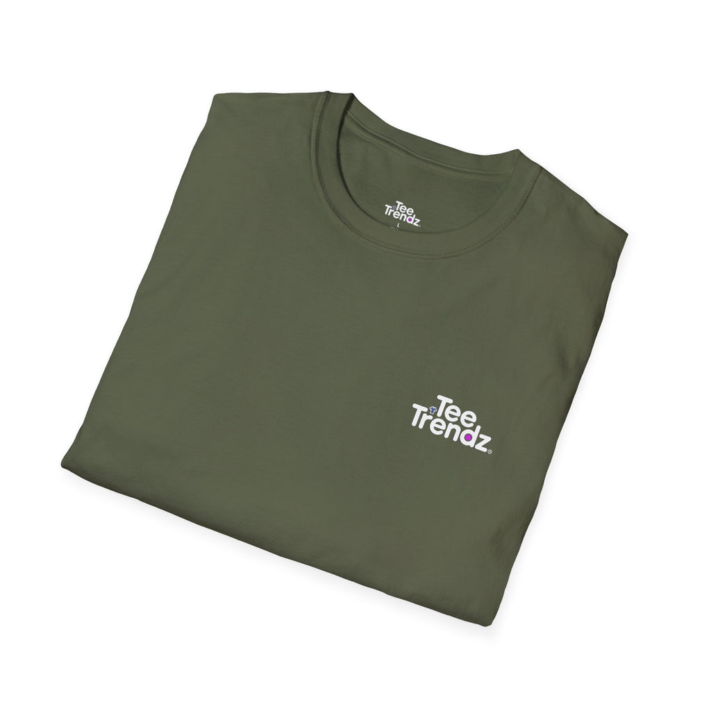 Zipper Reveal Dog Graphic T-Shirt