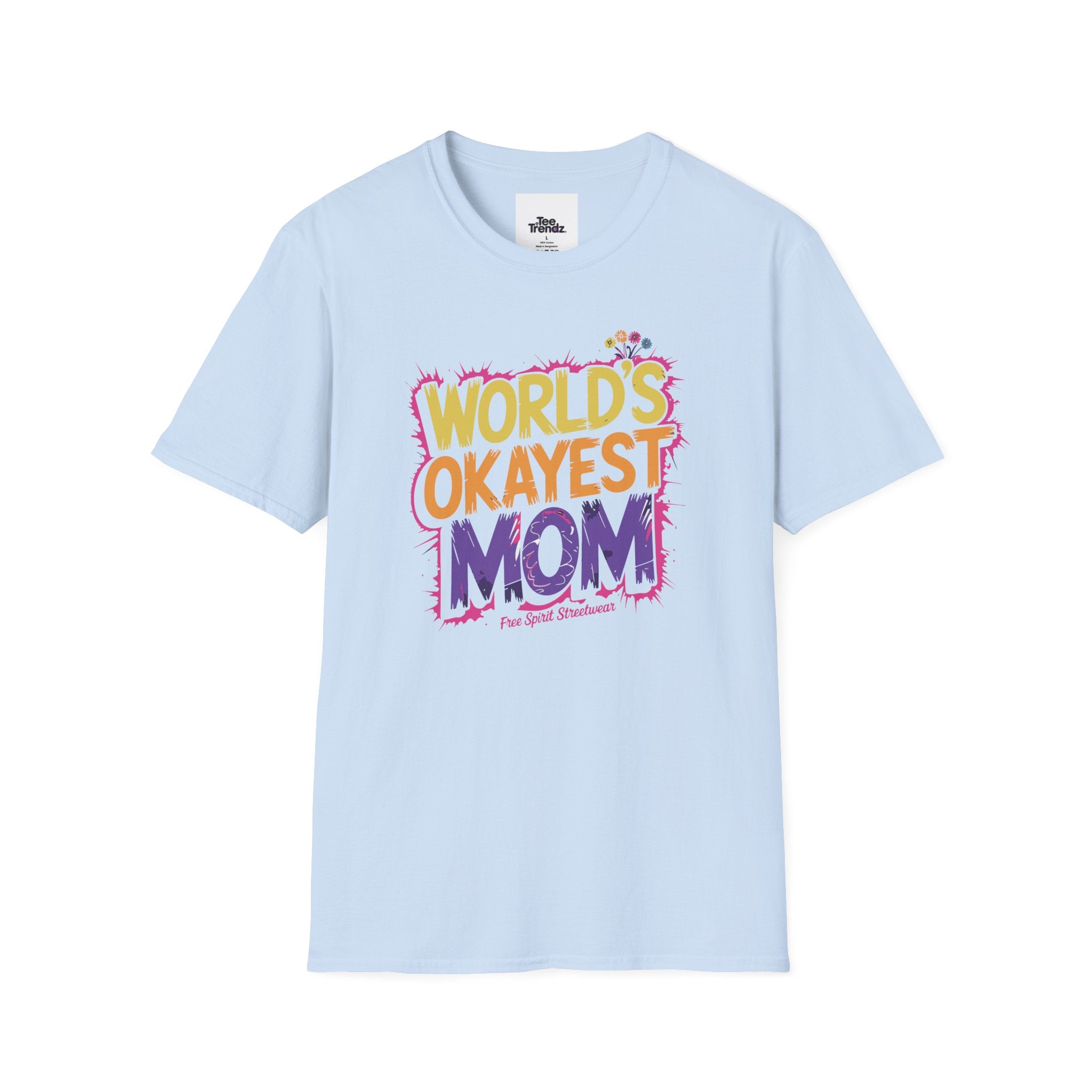 World's Okayest Mom T-Shirt – Funny Mother's Day Gift
