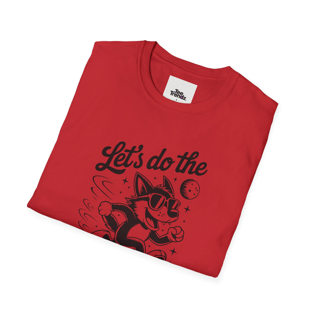 Timewarp Fox T-Shirt — "Let's Do the Timewarp Again" Retro Dance Tee