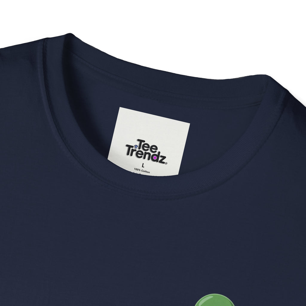 Alien Pocket T-Shirt — Cute Green Alien in Pocket Graphic Tee