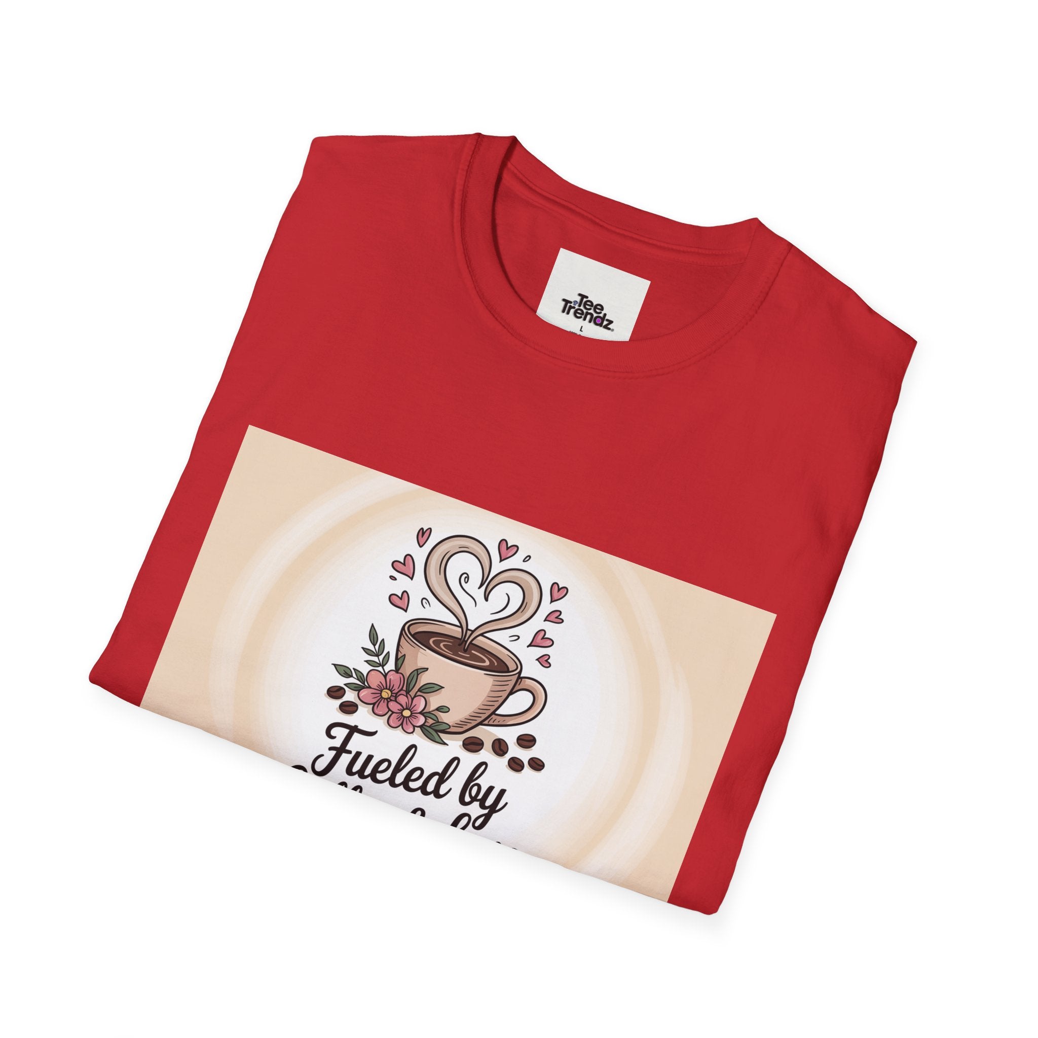 Coffee Lover T-Shirt — "Fueled by Coffee & Love" Graphic Tee