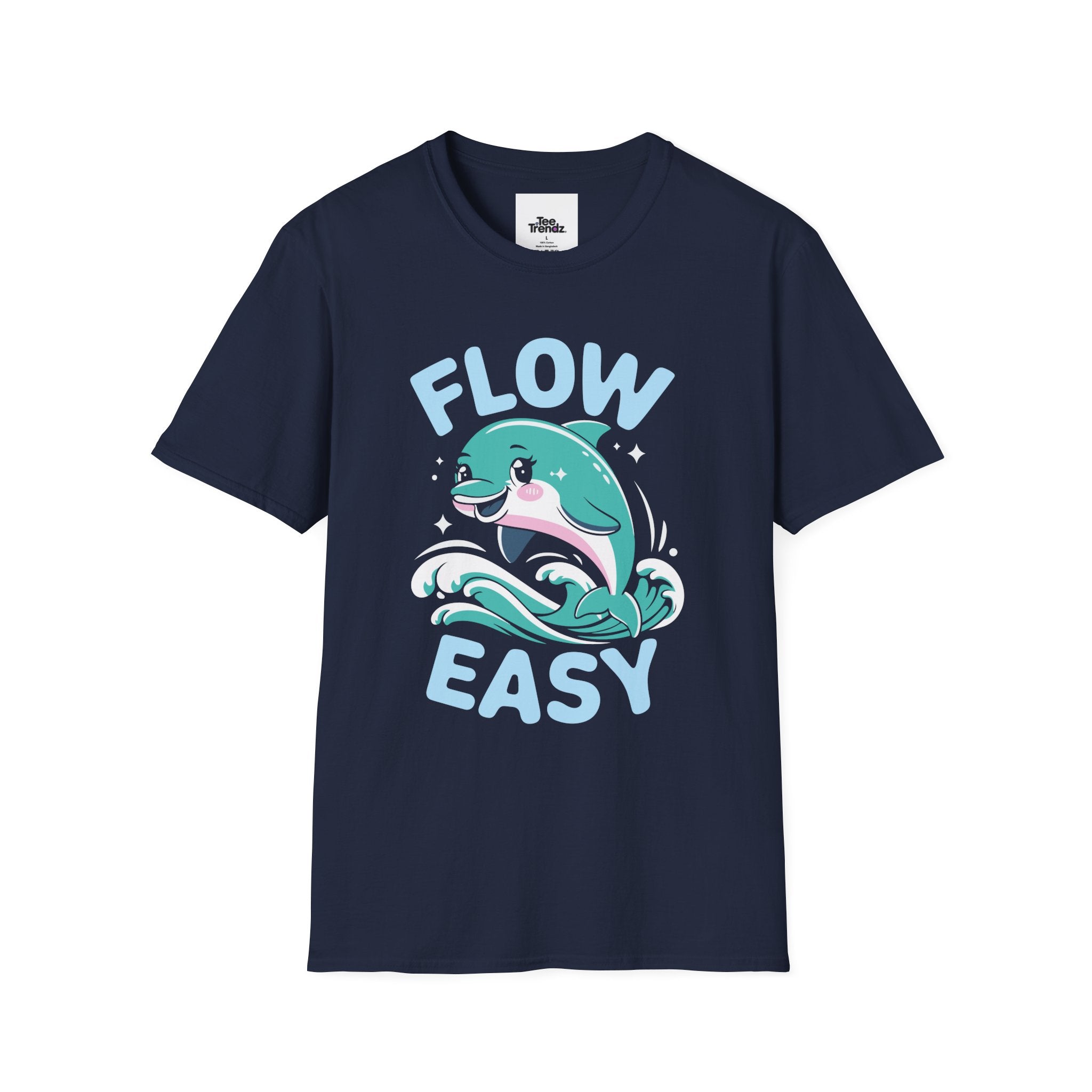 Flow Easy Dolphin T-Shirt — Cute Sea Life Graphic Tee