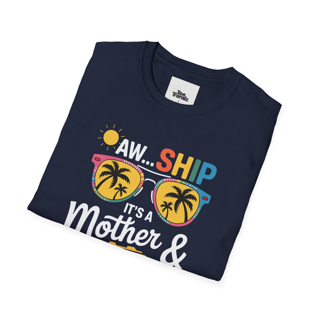 Mother & Daughter Trip T-Shirt – "Aw...Ship" Tropical Sunglasses Vacation Tee