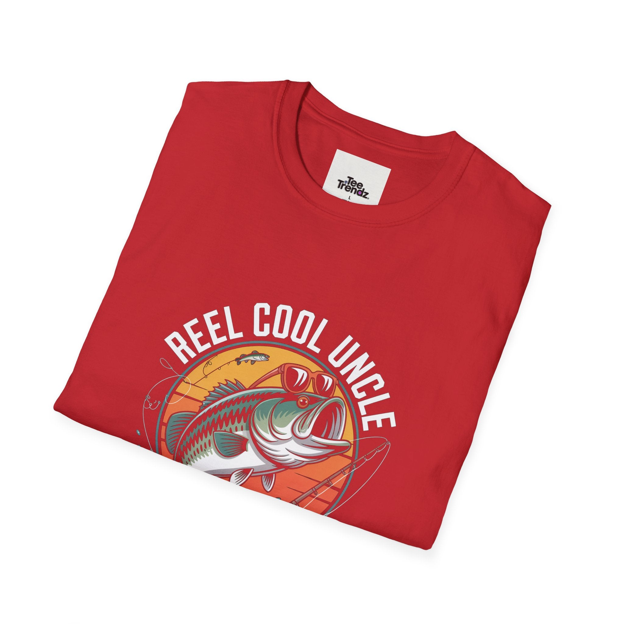 Reel Cool Uncle T-Shirt – Fishing Bass Graphic Tee