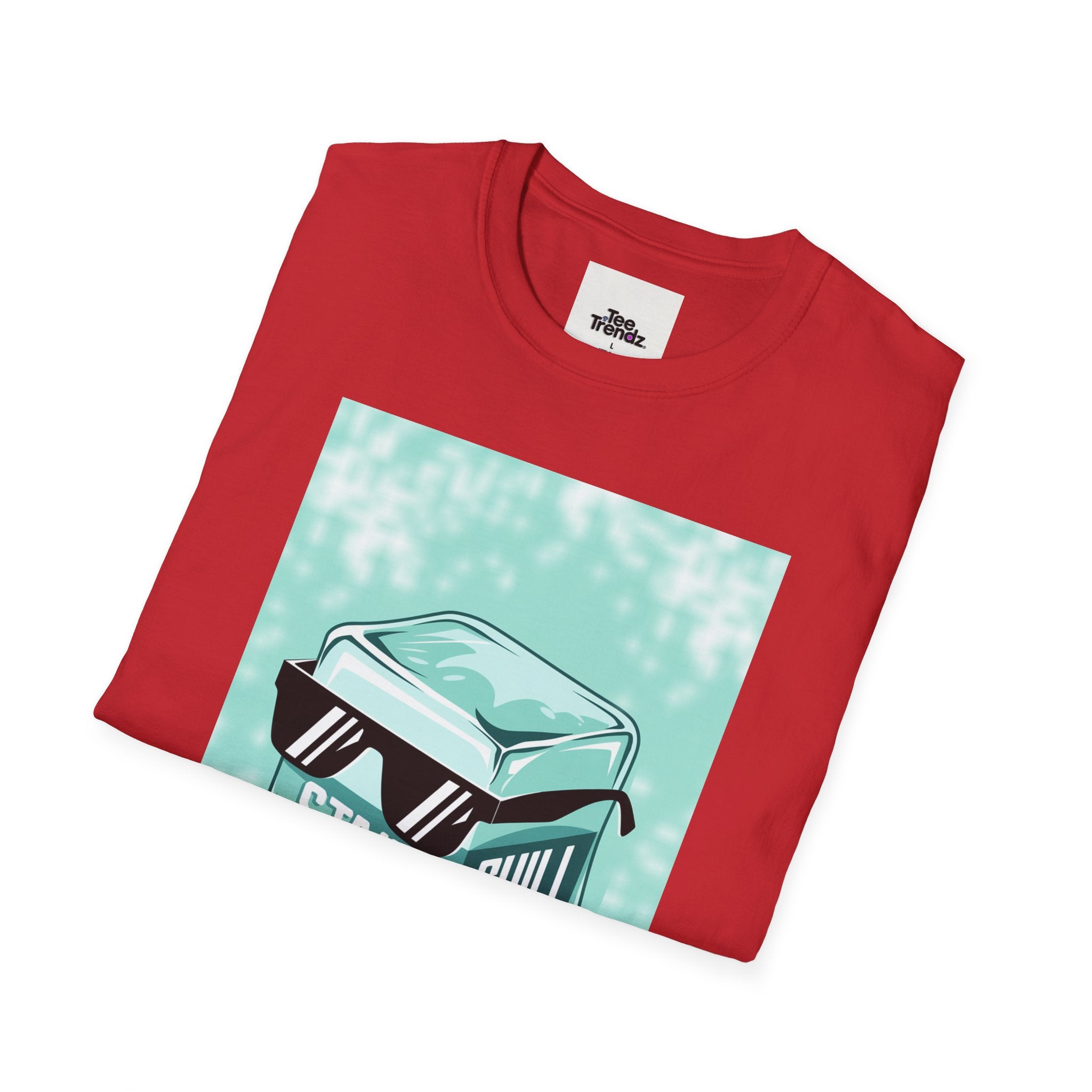 Stay Chill Ice Cube T-Shirt — Retro Sunglasses Graphic Tee