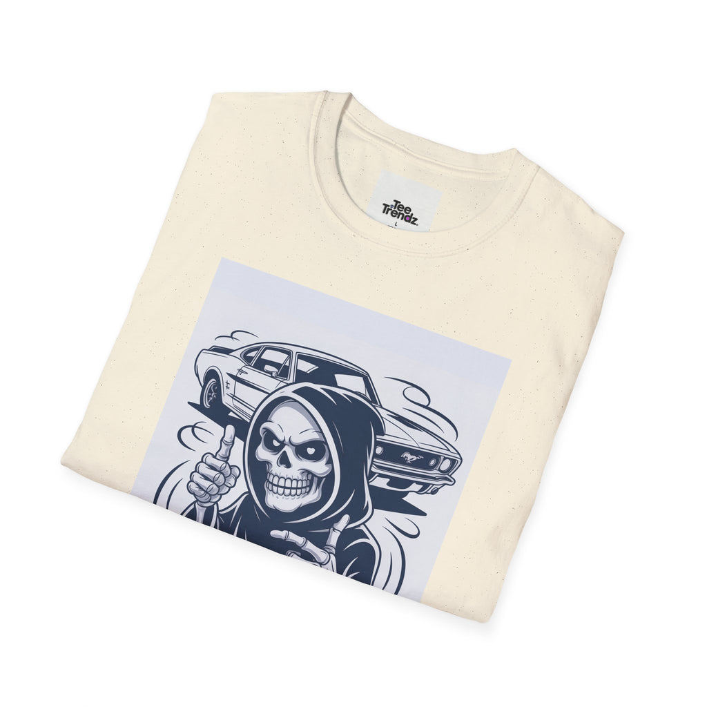 Stay Classic Skull Car T-Shirt — Vintage Japanese Streetwear Tee