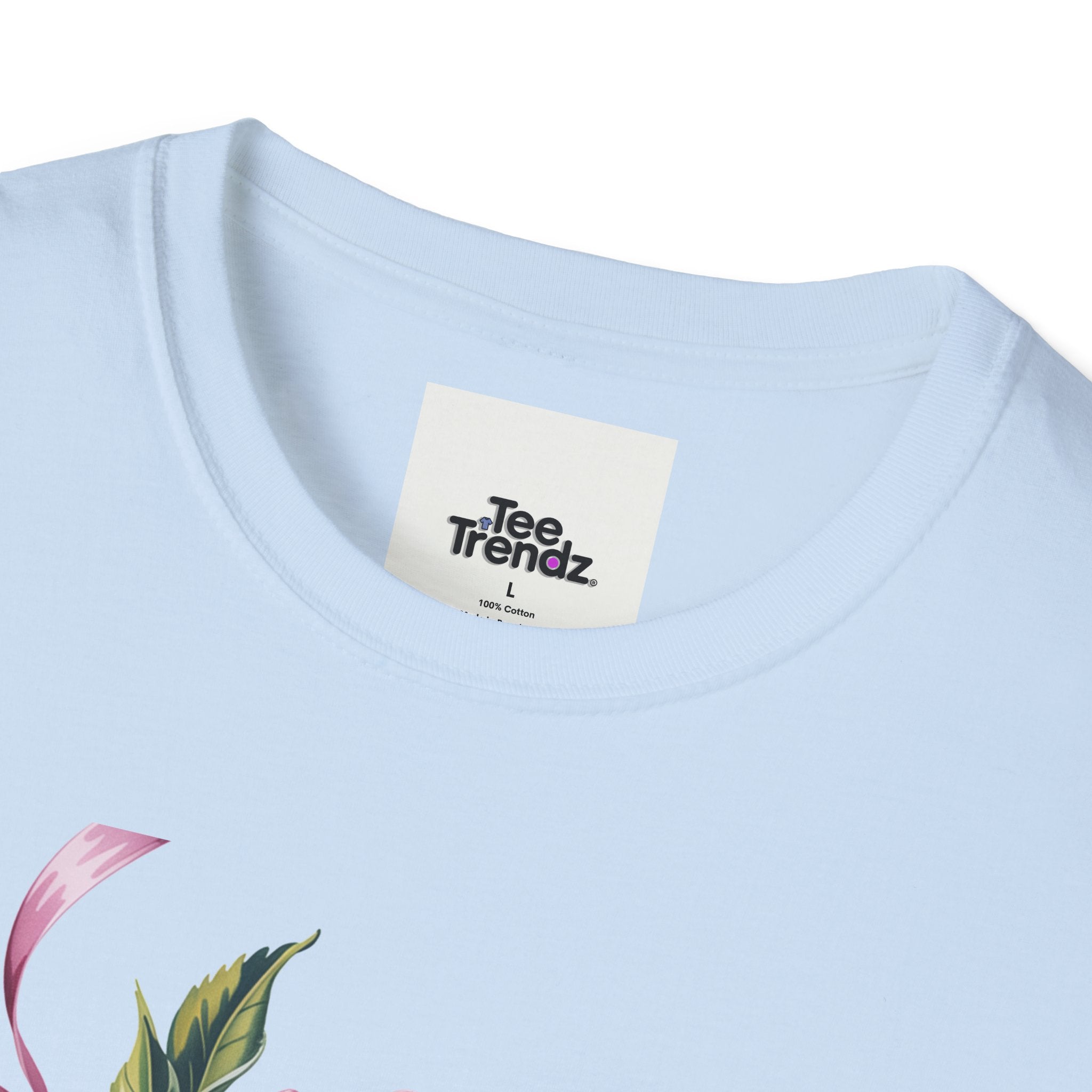 Happy Birthday Floral T-Shirt — Pink Blossom Birthday Tee