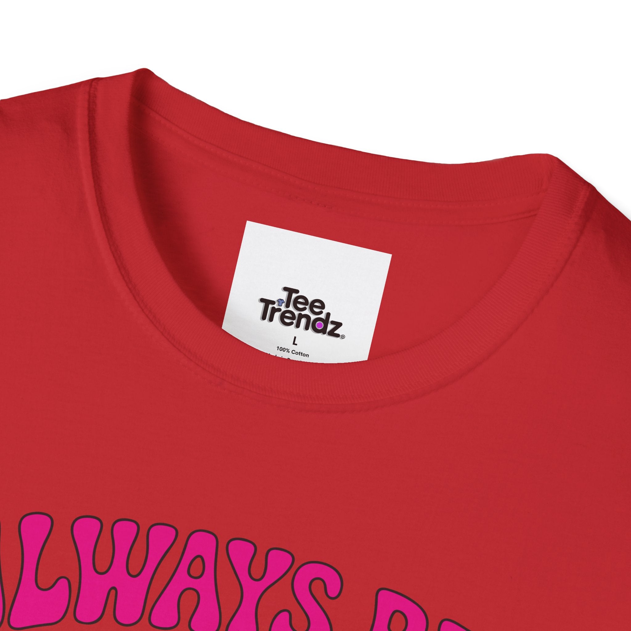 Skull & Mushrooms T-Shirt — "Always Be Weird" Retro Graphic Tee