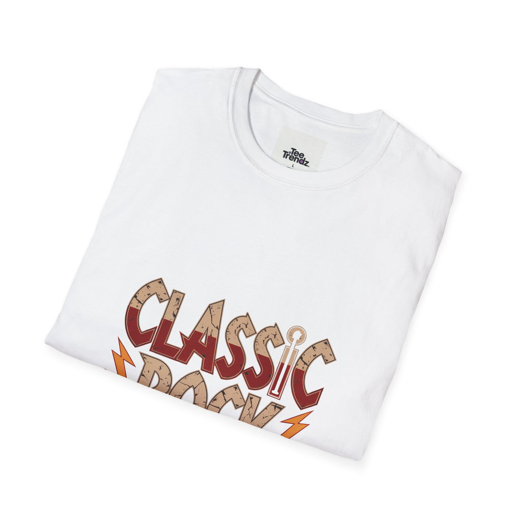 Classic Rock T-Shirt — Retro Lightning Band Tee