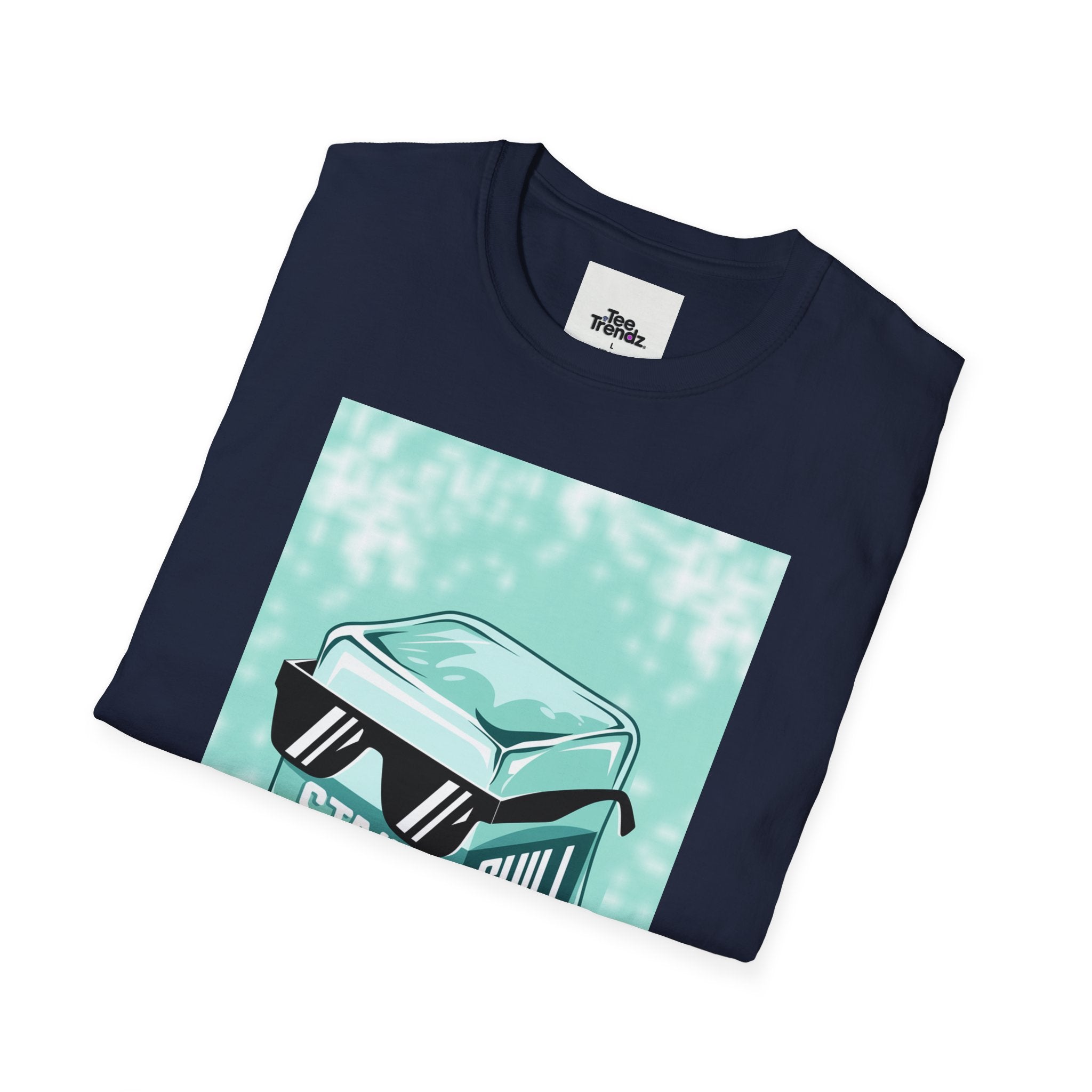 Stay Chill Ice Cube T-Shirt — Retro Sunglasses Graphic Tee