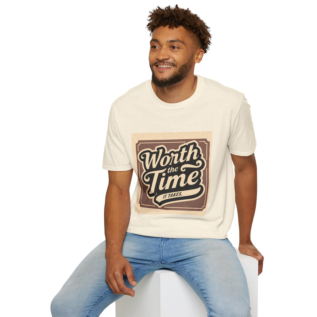 Worth the Time T-Shirt — Retro Vintage Inspirational Tee