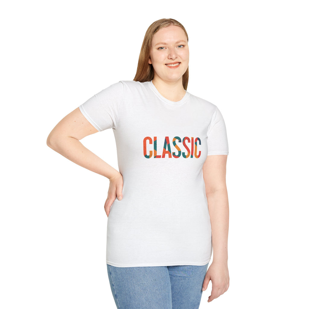 Classic Retro Text T-Shirt