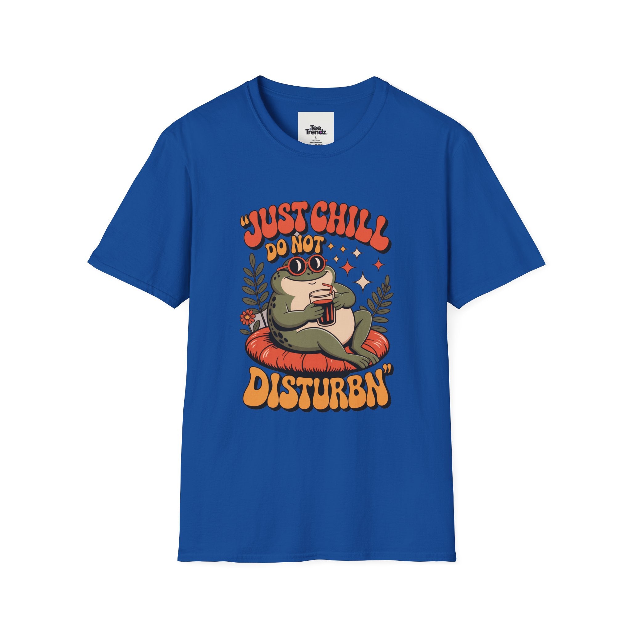 Just Chill Do Not Disturb T-Shirt — Relaxed Frog Graphic Tee