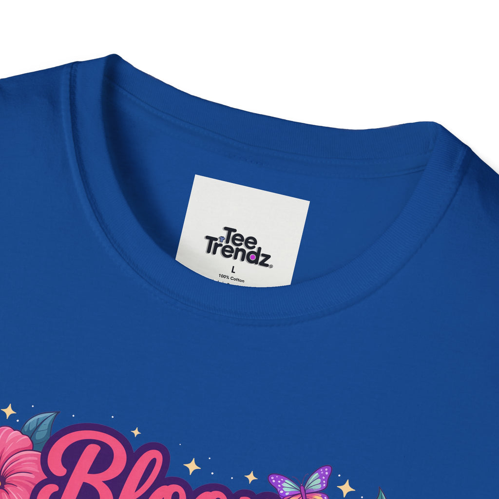 Bloom Baby Bloom Floral T-Shirt — Cute Spring Garden Tee for New Moms & Moms-to-Be