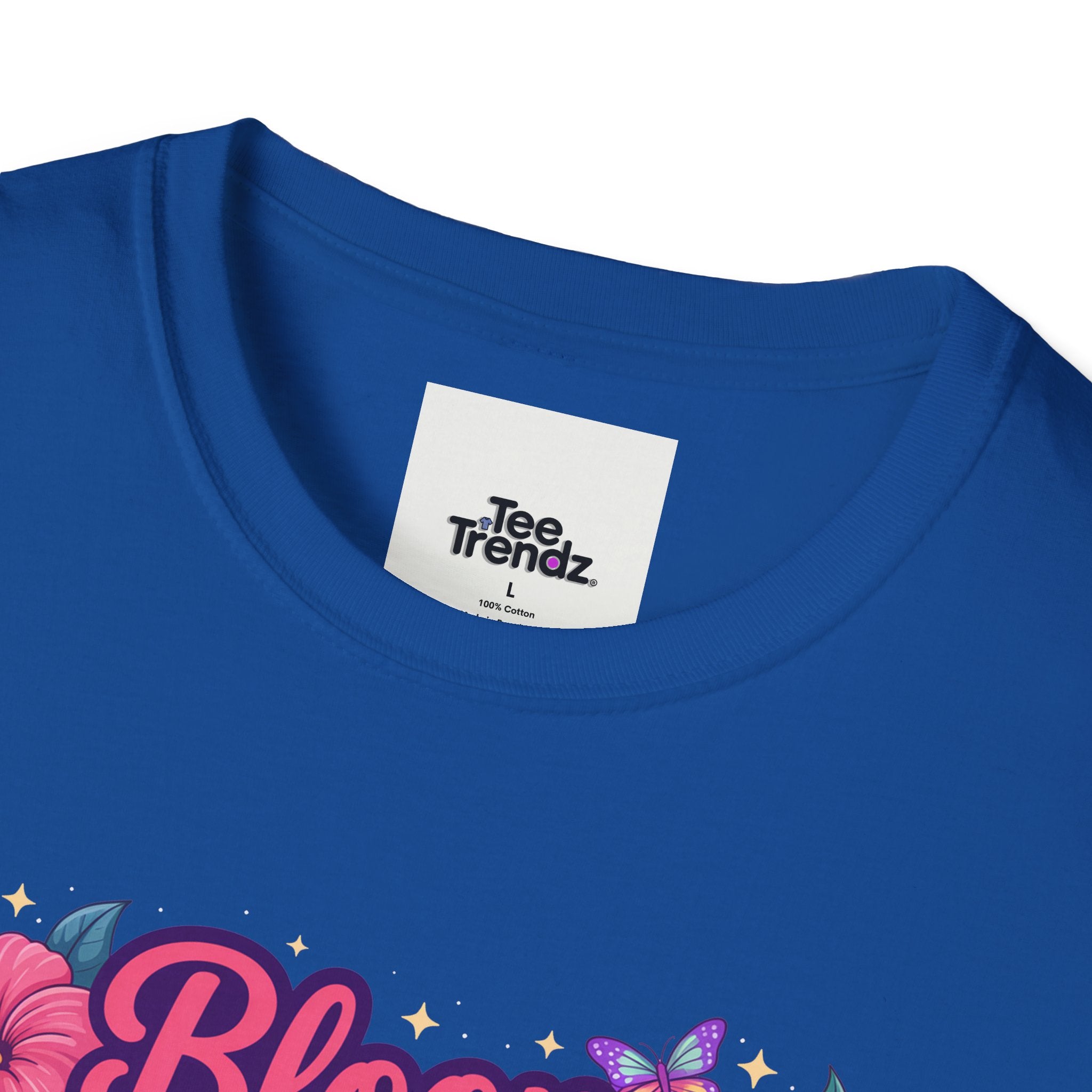 Bloom Baby Bloom Floral T-Shirt — Cute Spring Garden Tee for New Moms & Moms-to-Be