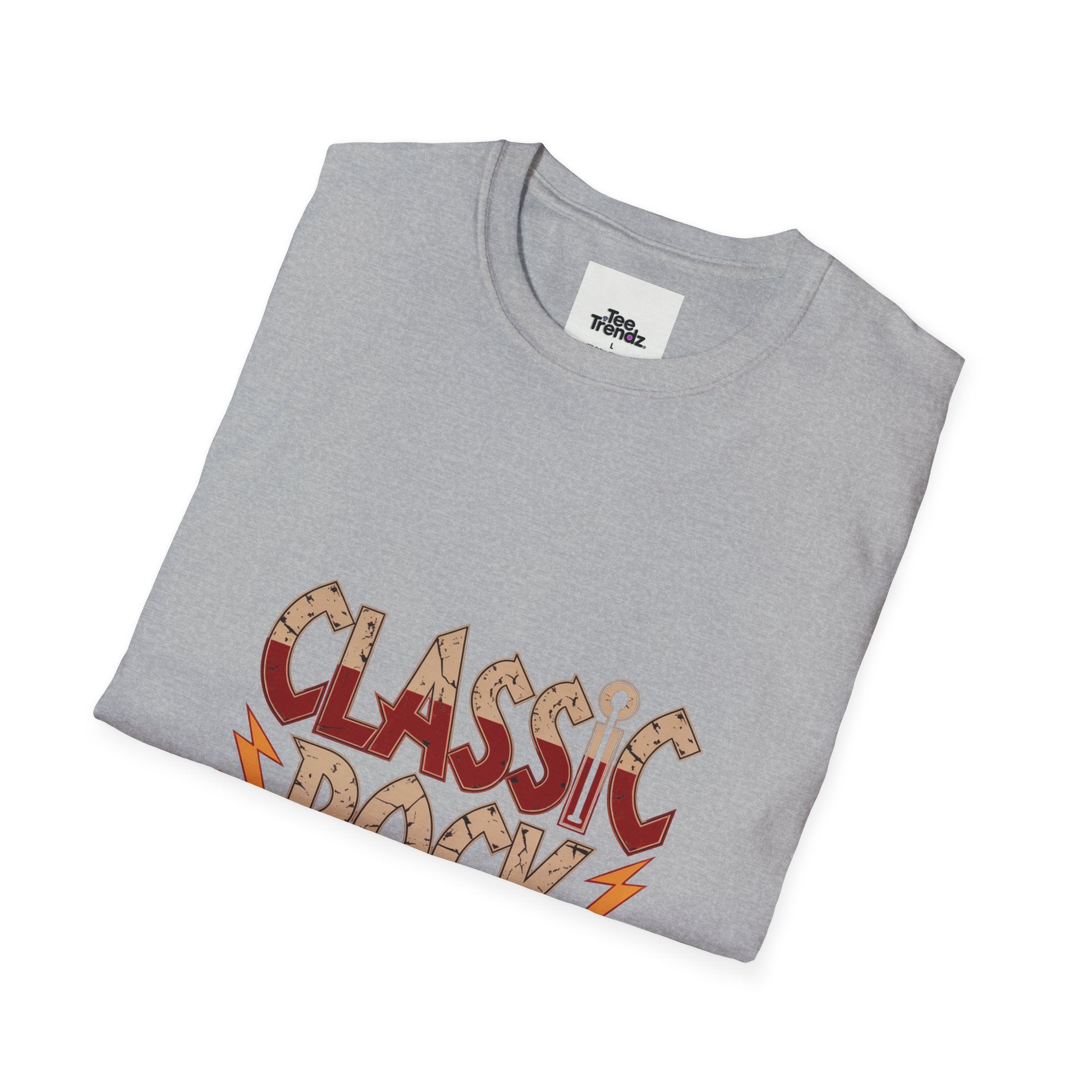 Classic Rock T-Shirt — Retro Lightning Band Tee