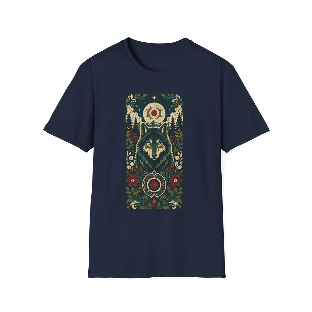 Wolf Spirit T-Shirt — Mystic Forest Moon Graphic