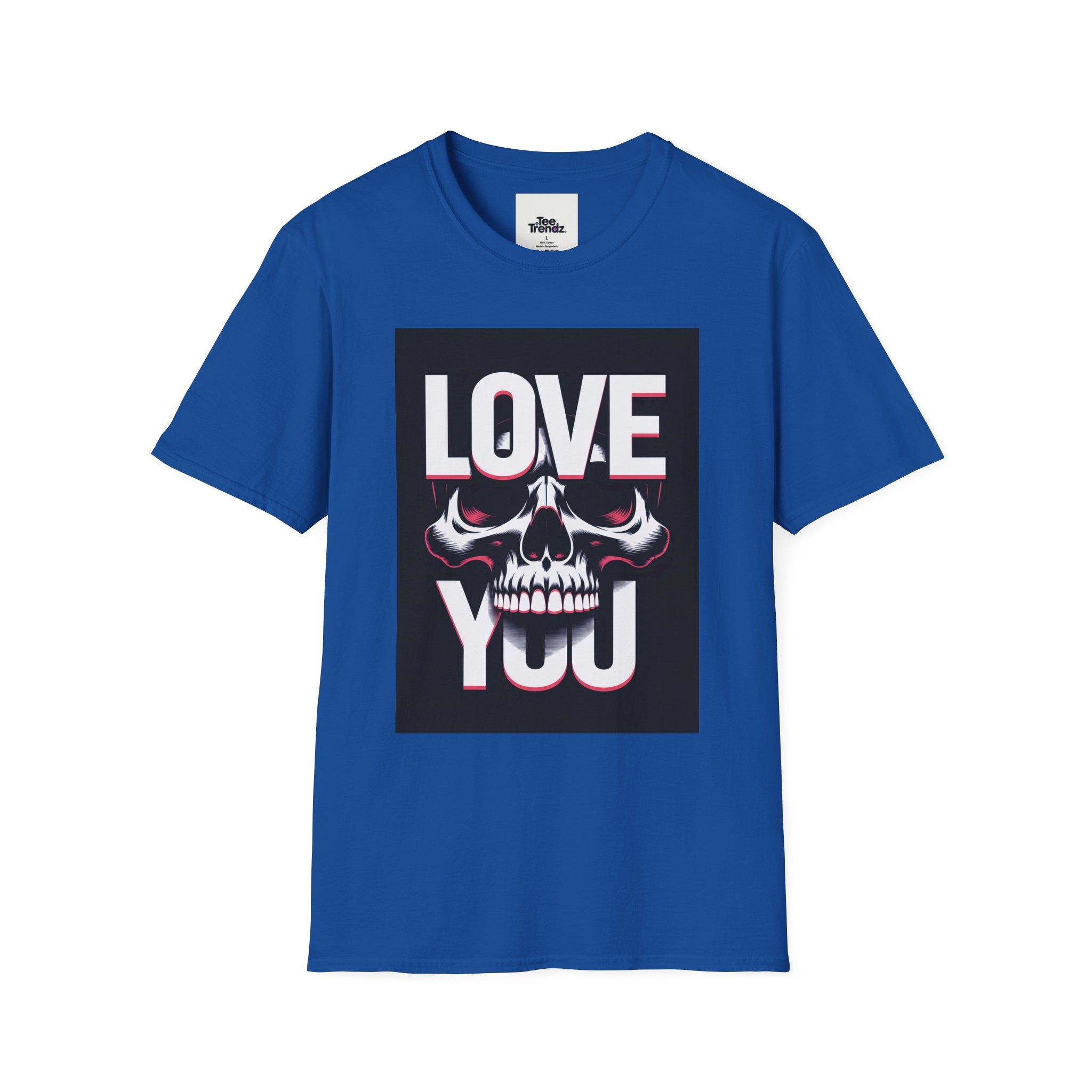 Love You Skull T-Shirt — Gothic Valentine Graphic Tee
