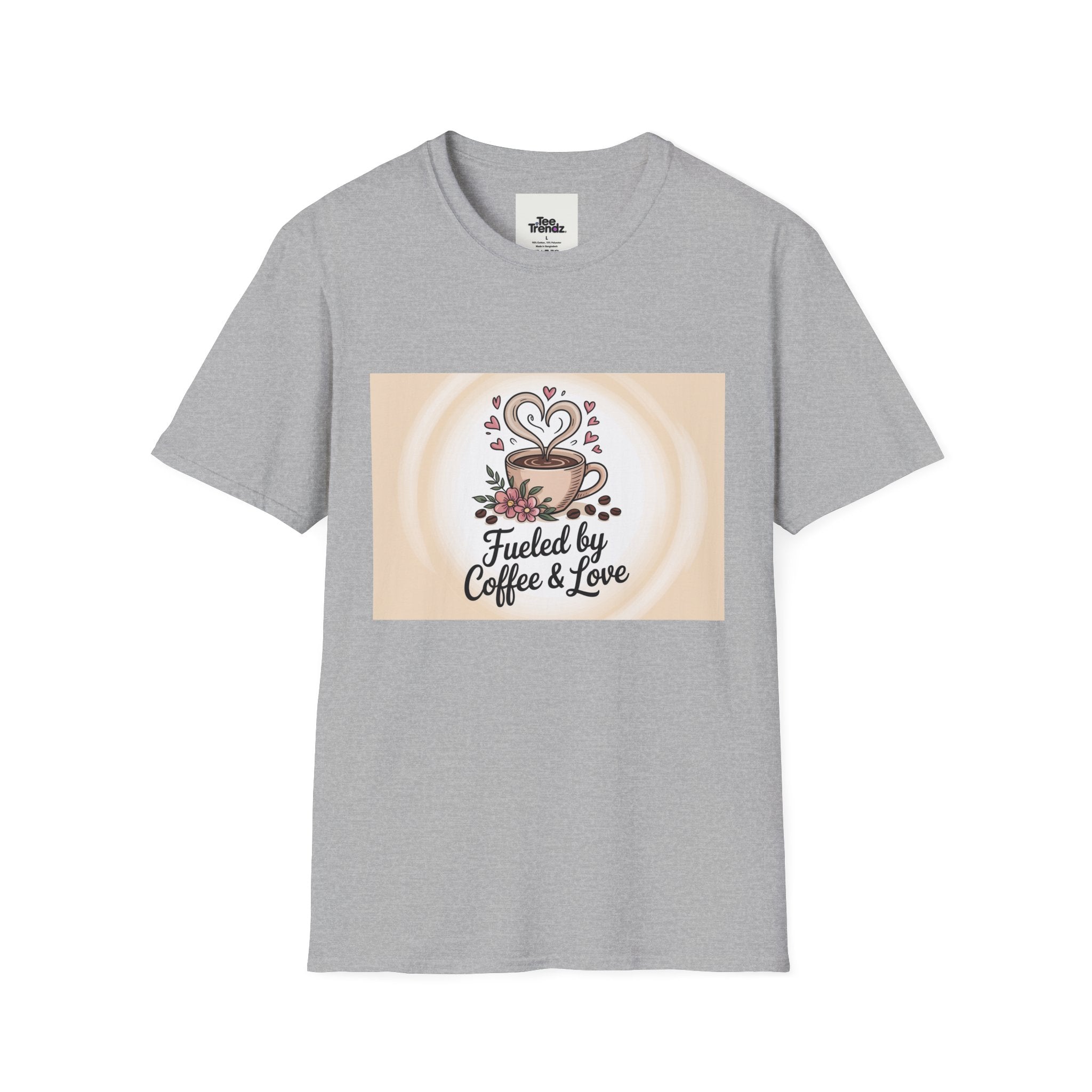 Coffee Lover T-Shirt — "Fueled by Coffee & Love" Graphic Tee