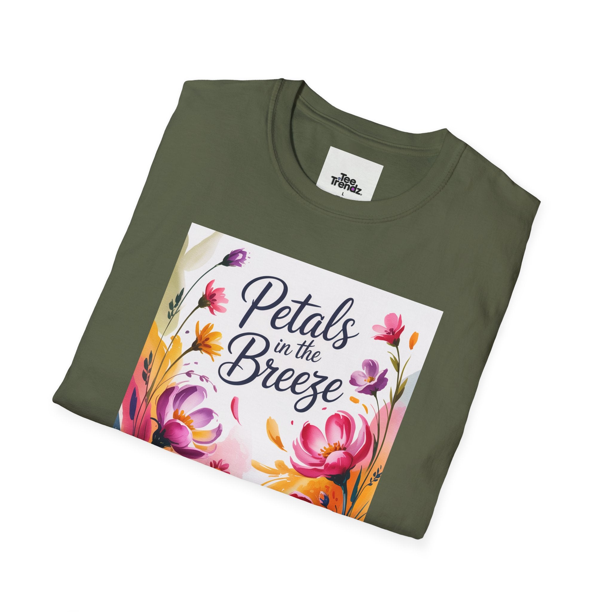 Petals in the Breeze Floral T-Shirt