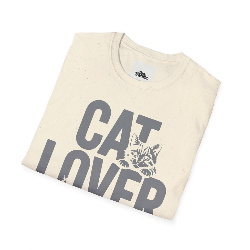 Cat Lover T-Shirt — Bold Graphic Tee for Cat Owners & Pet Lovers