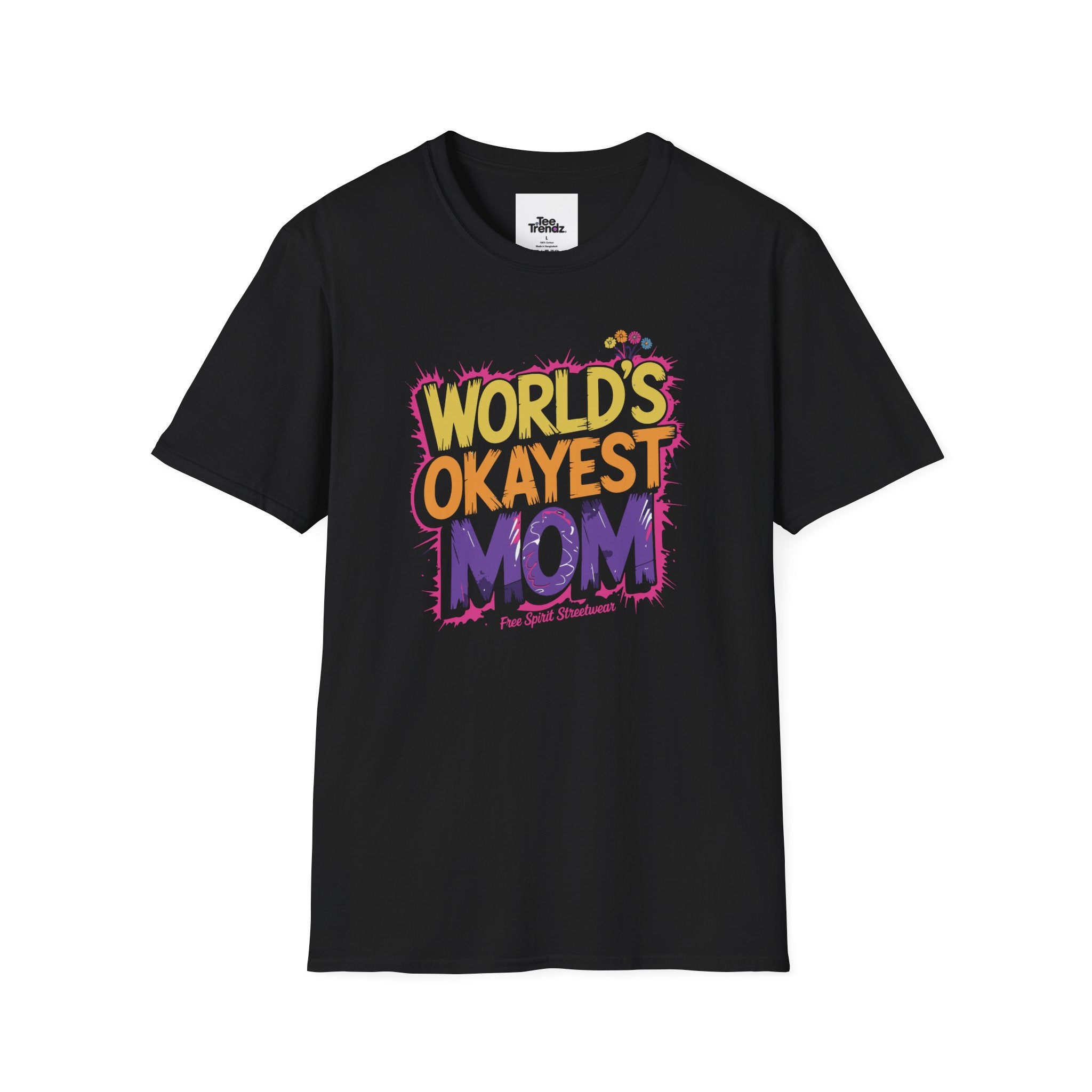 World's Okayest Mom T-Shirt – Funny Mother's Day Gift