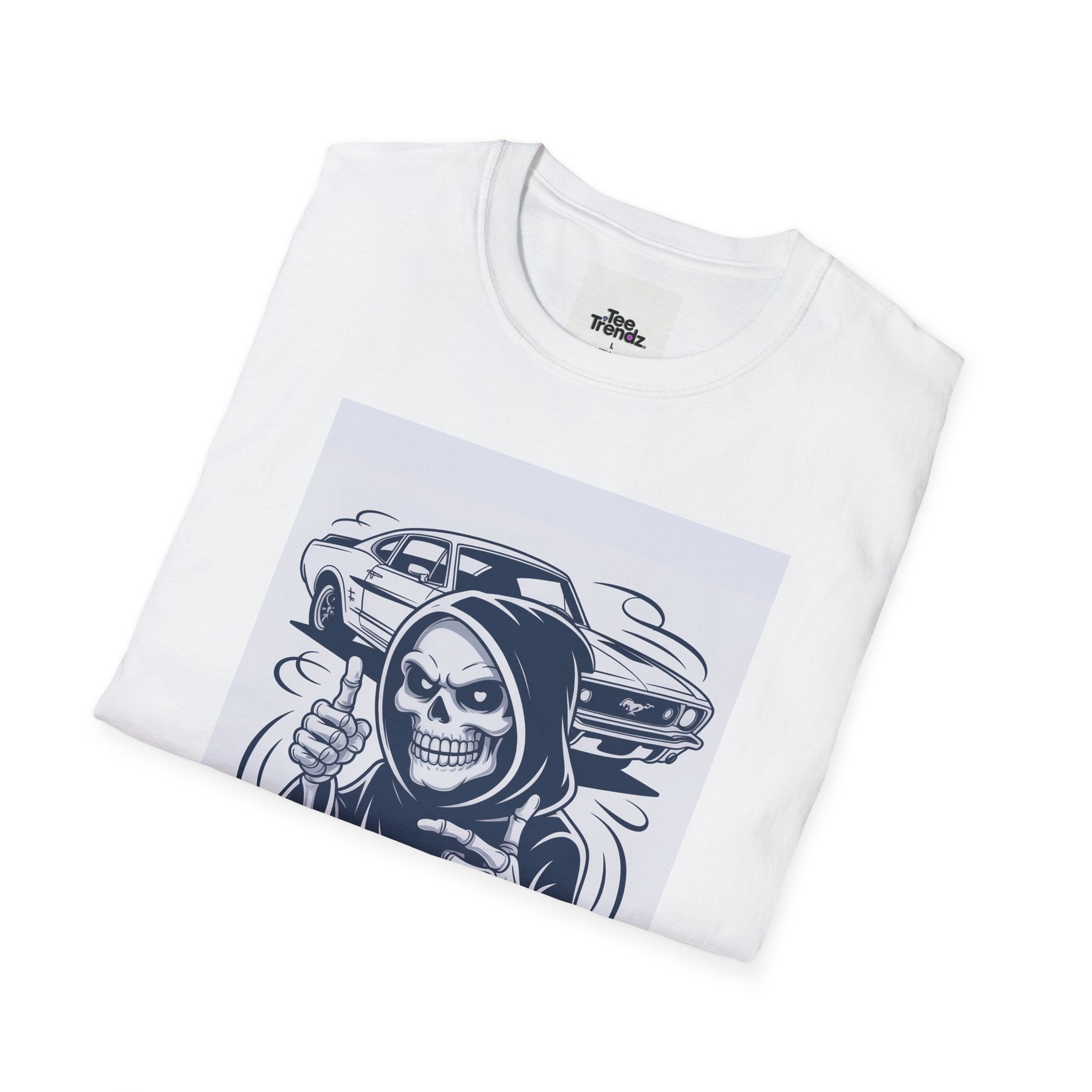 Stay Classic Skull Car T-Shirt — Vintage Japanese Streetwear Tee