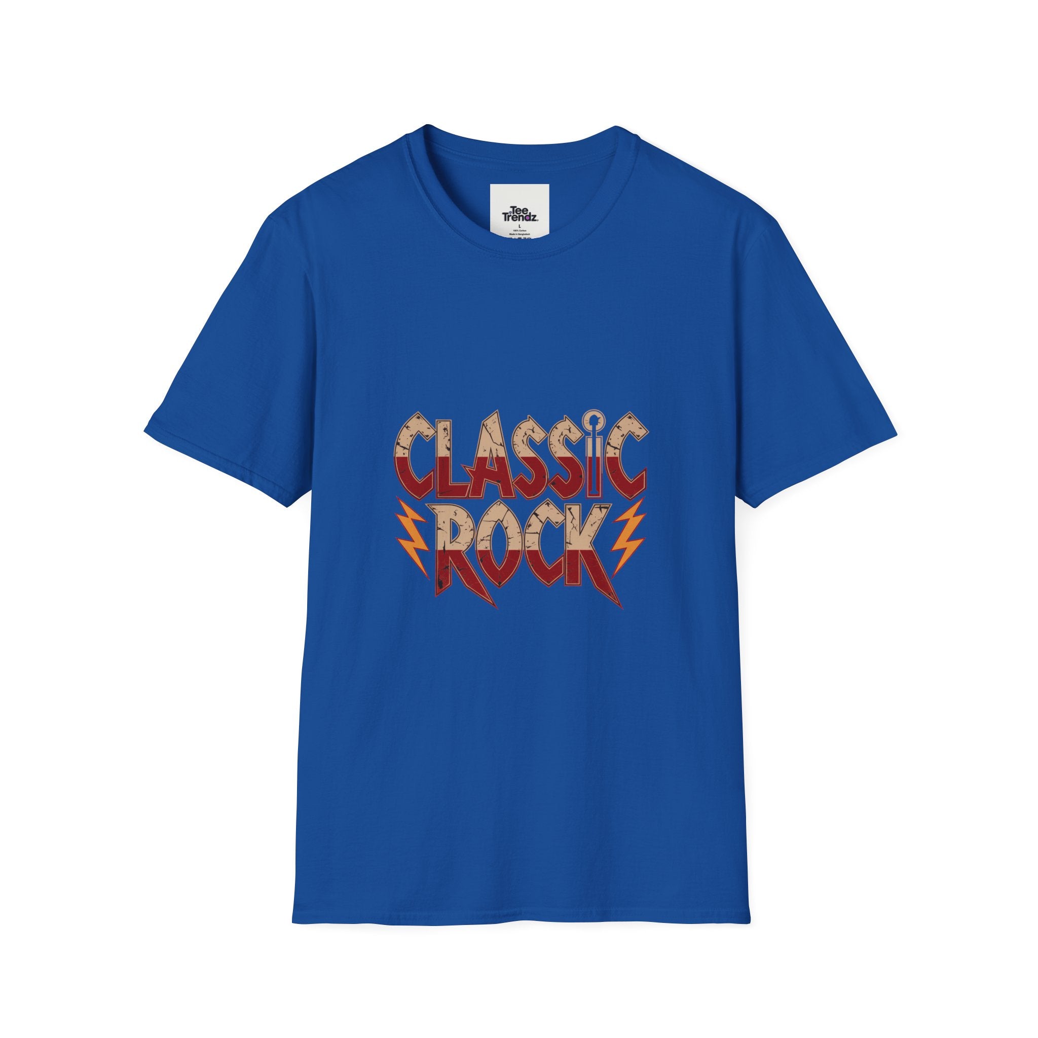 Classic Rock T-Shirt — Retro Lightning Band Tee