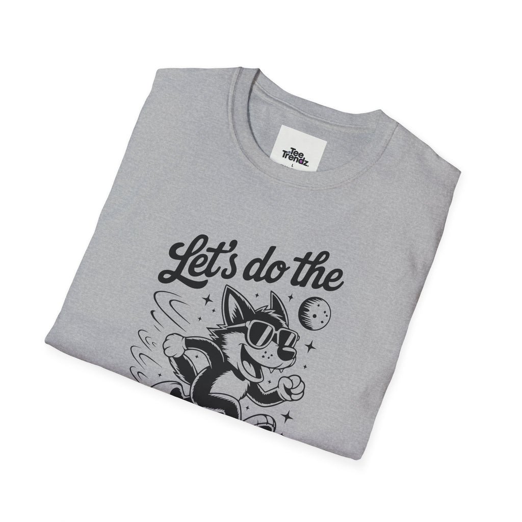 Timewarp Fox T-Shirt — "Let's Do the Timewarp Again" Retro Dance Tee