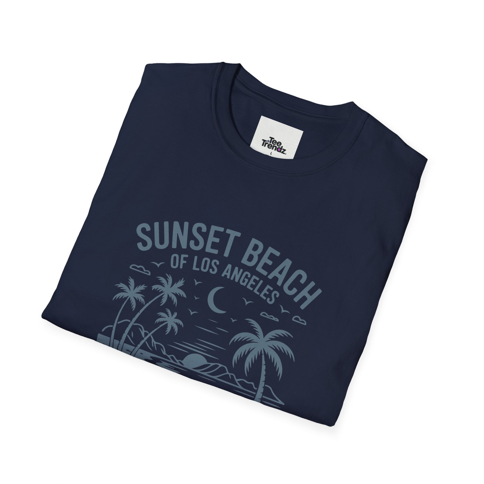 Sunset Beach Surfrider T-Shirt — West Coast California Surf Tee