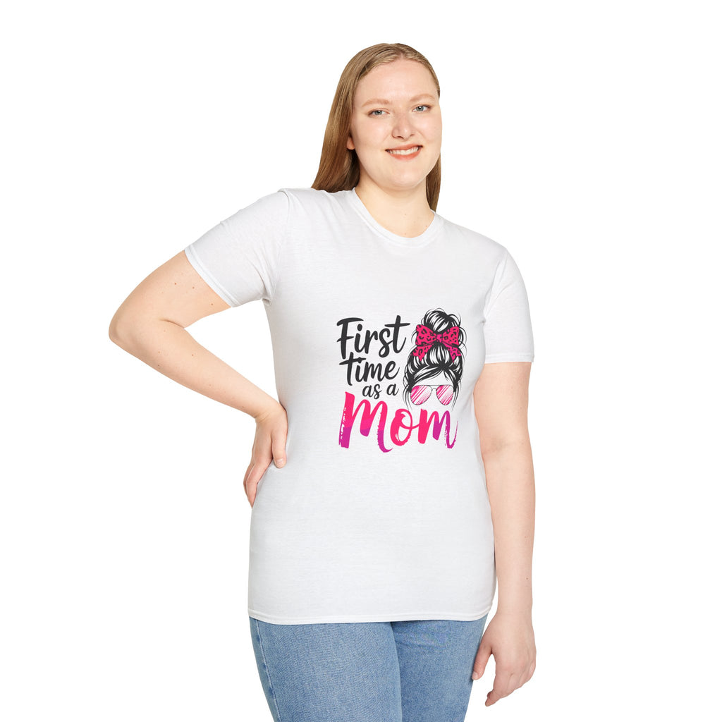First Time As A Mom T-Shirt - New Mom Graphic Tee