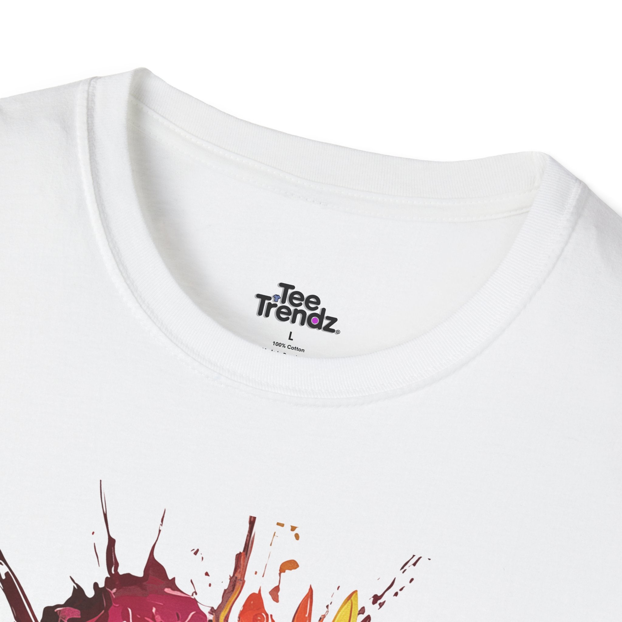 I Feel Like Painting T-Shirt — Colorful Paint Splash Artist Tee