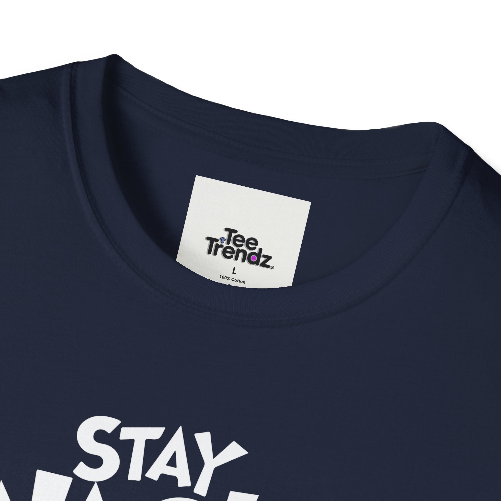 Stay Wacky Bruh T-Shirt — Funny Blue Fuzzy Monster Graphic Tee