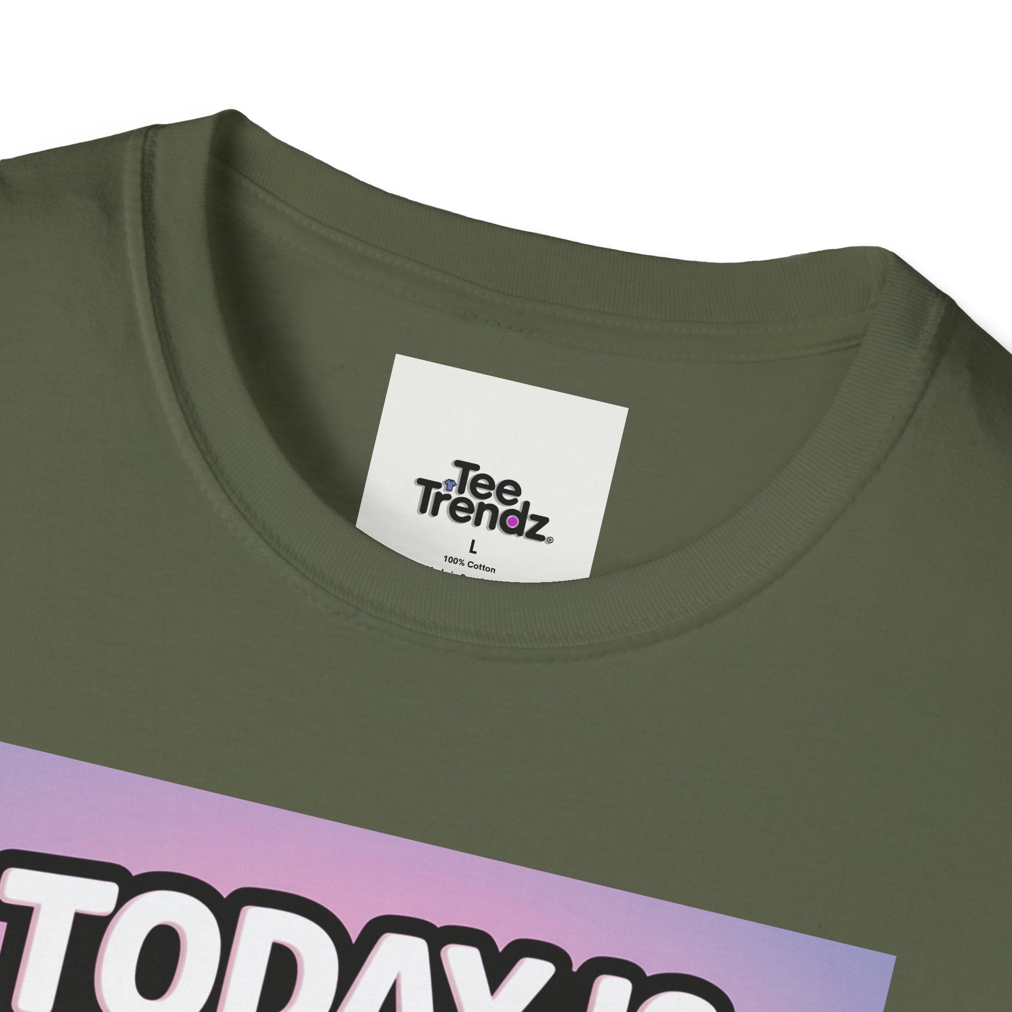 Funny Graphic T-Shirt – "Today Is Slap An Idiot Day" Cartoon Duck Tee
