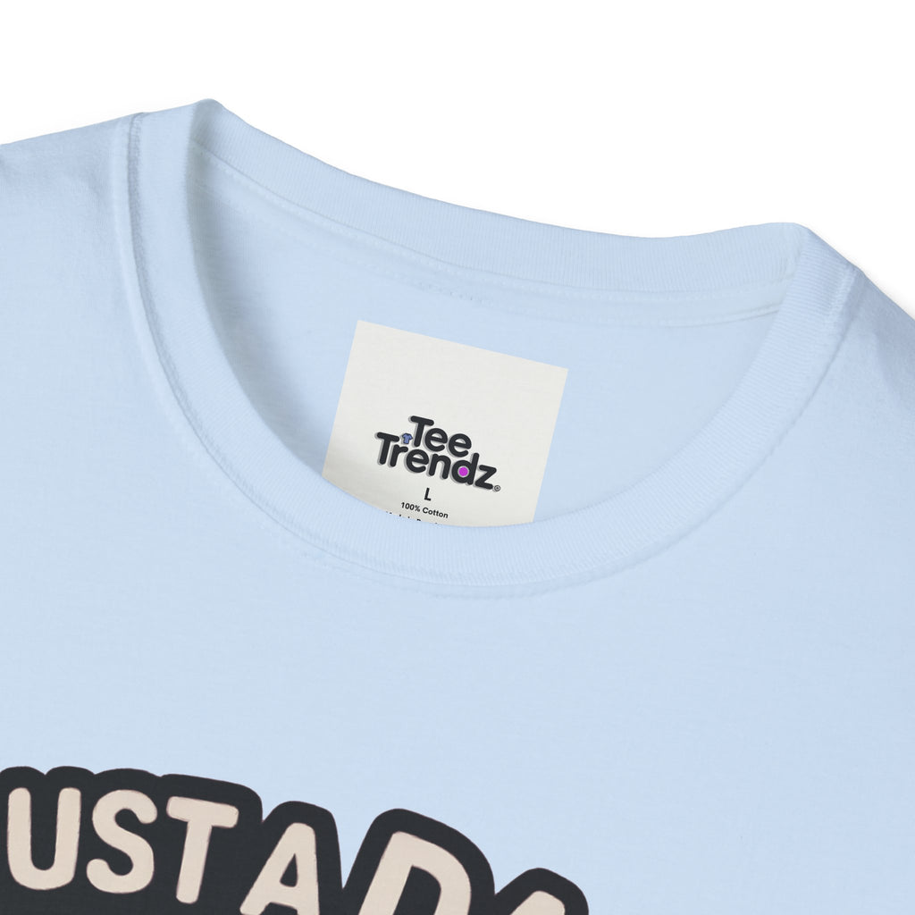 Dad T-Shirt — “Just a Dad Who Always Came Back With the Milk” Vintage Raccoon Design